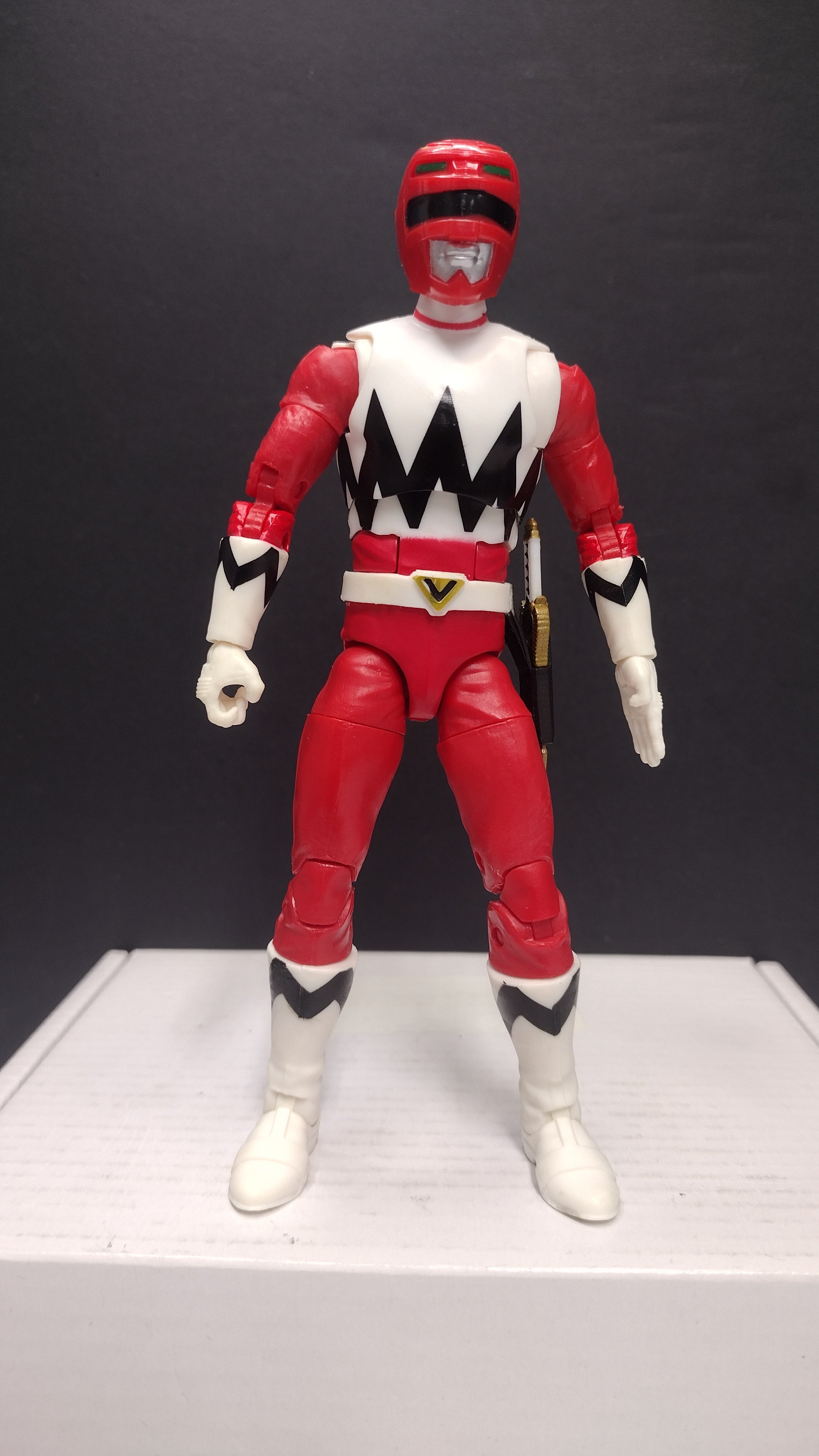 Power Rangers Lightning Collection: Lost Galaxy Red Ranger 6-Inch Action Figure • Loose & Incomplete (Hasbro)