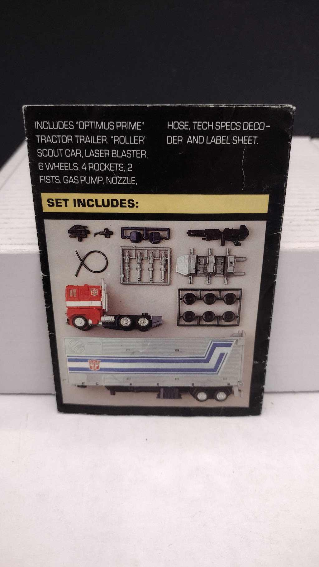 Vintage 1984 Original G1 Transformers Optimus Prime Instruction Booklet