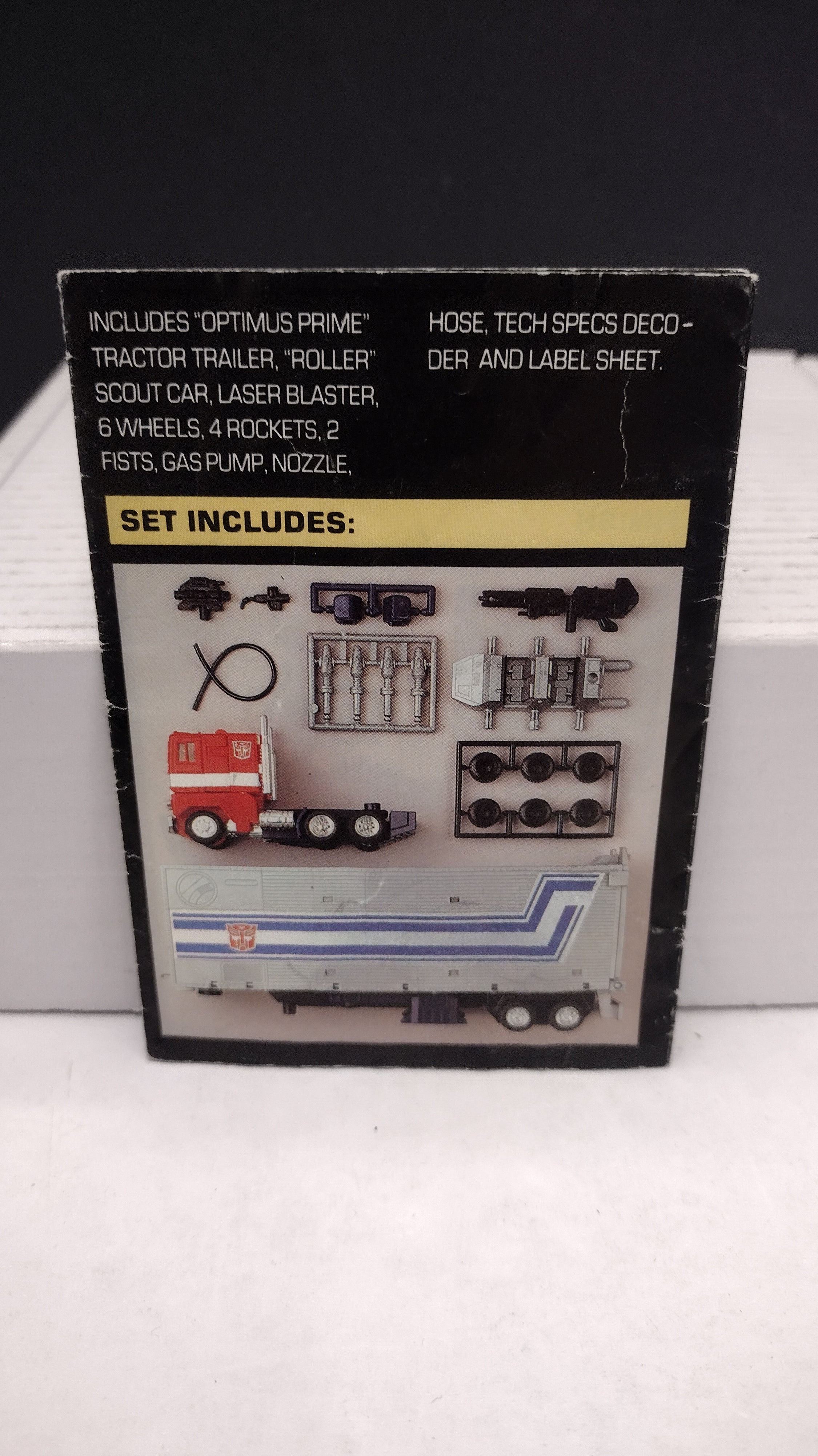 Vintage 1984 Original G1 Transformers Optimus Prime Instruction Booklet