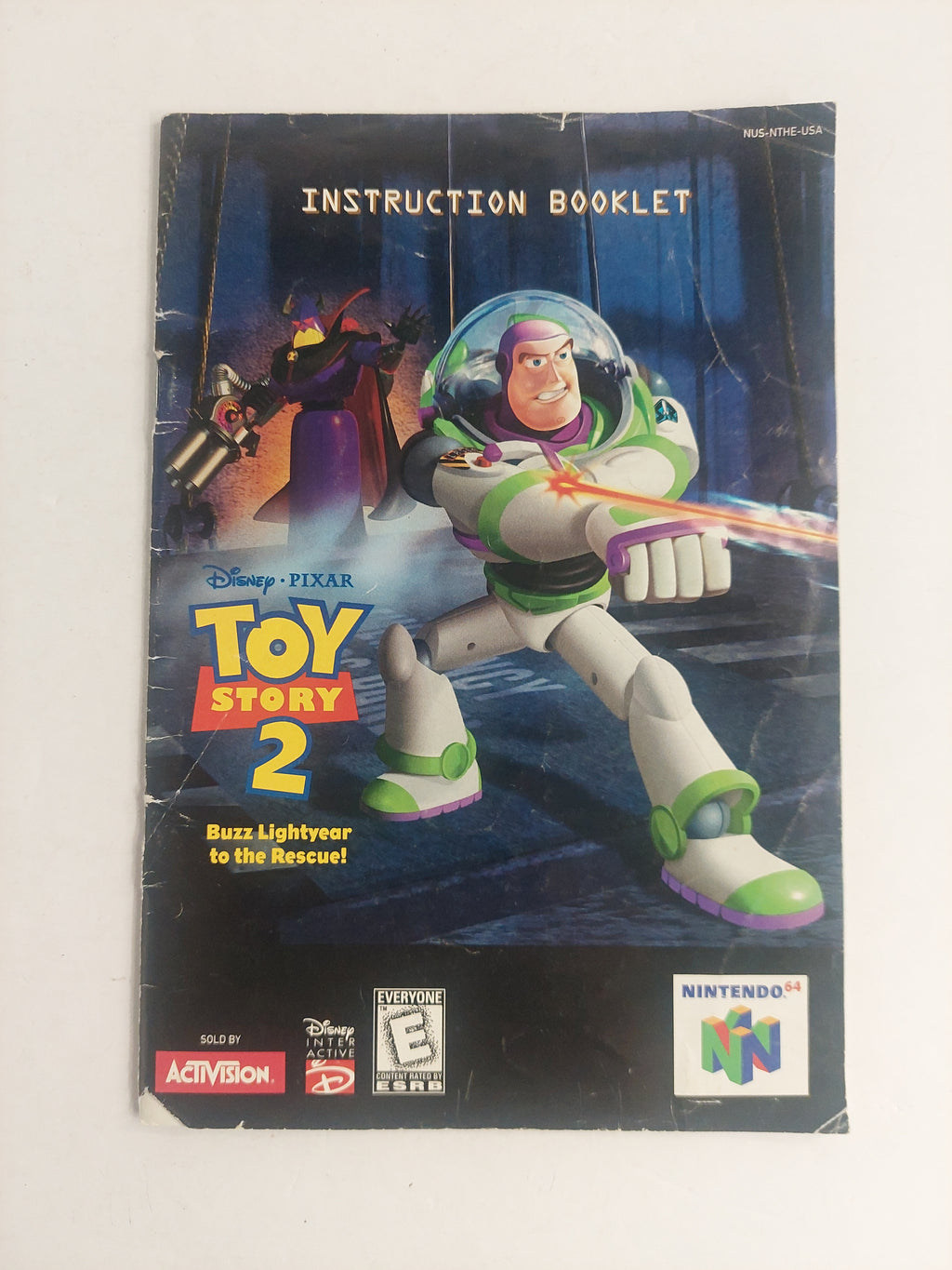 Nintendo 64 Disney Pixar Toy Story 2 Manual Instruction Booklet ONLY
