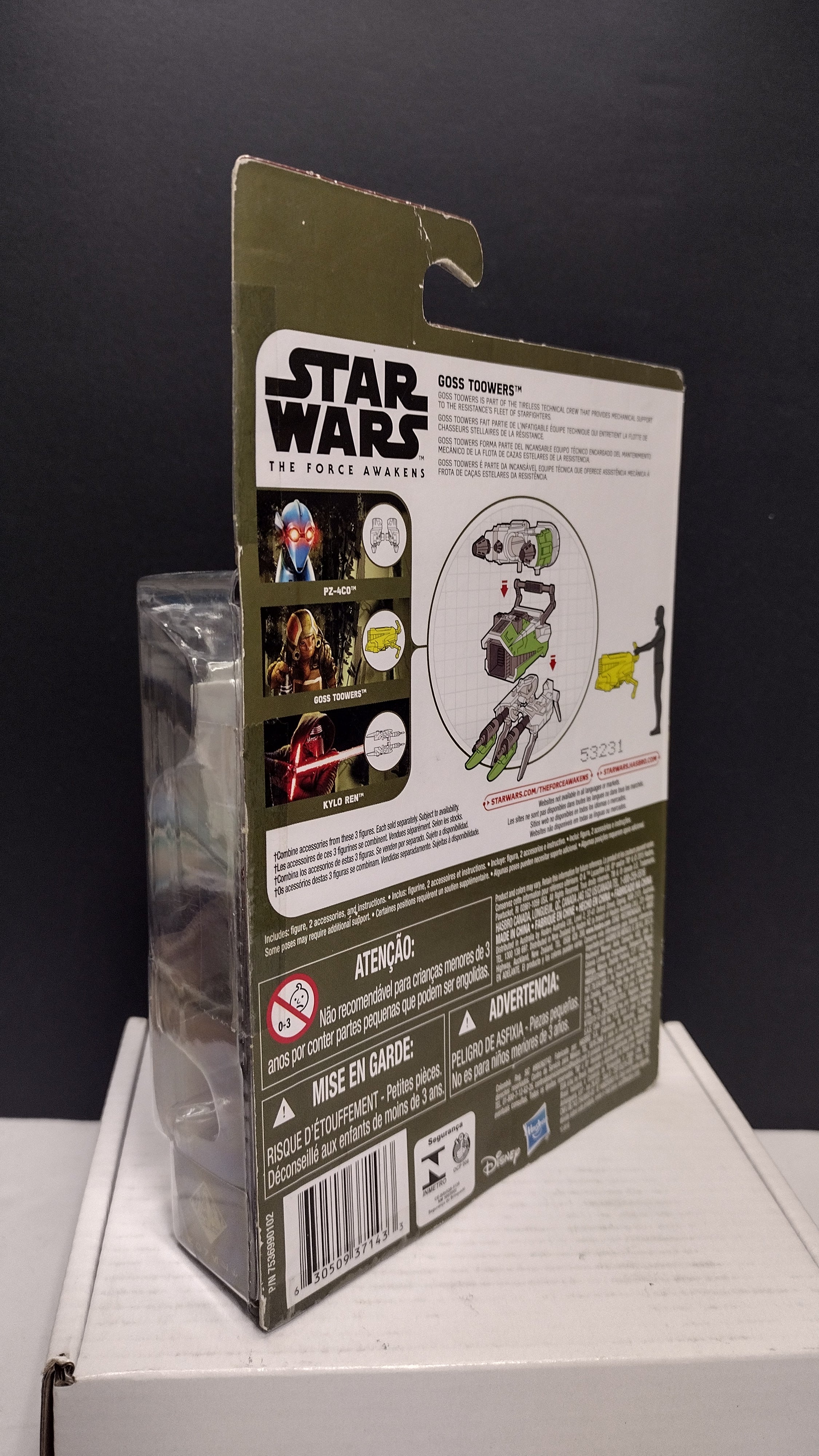 Star Wars: The Force Awakens – Goss Toowers (Space Mission) 3.75-Inch Action Figure • Hasbro 2015 (NIB)