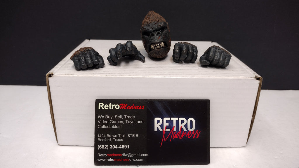 King Kong Skull Island Ultimate Custom Parts Lot Bloody Head & 4 Hands