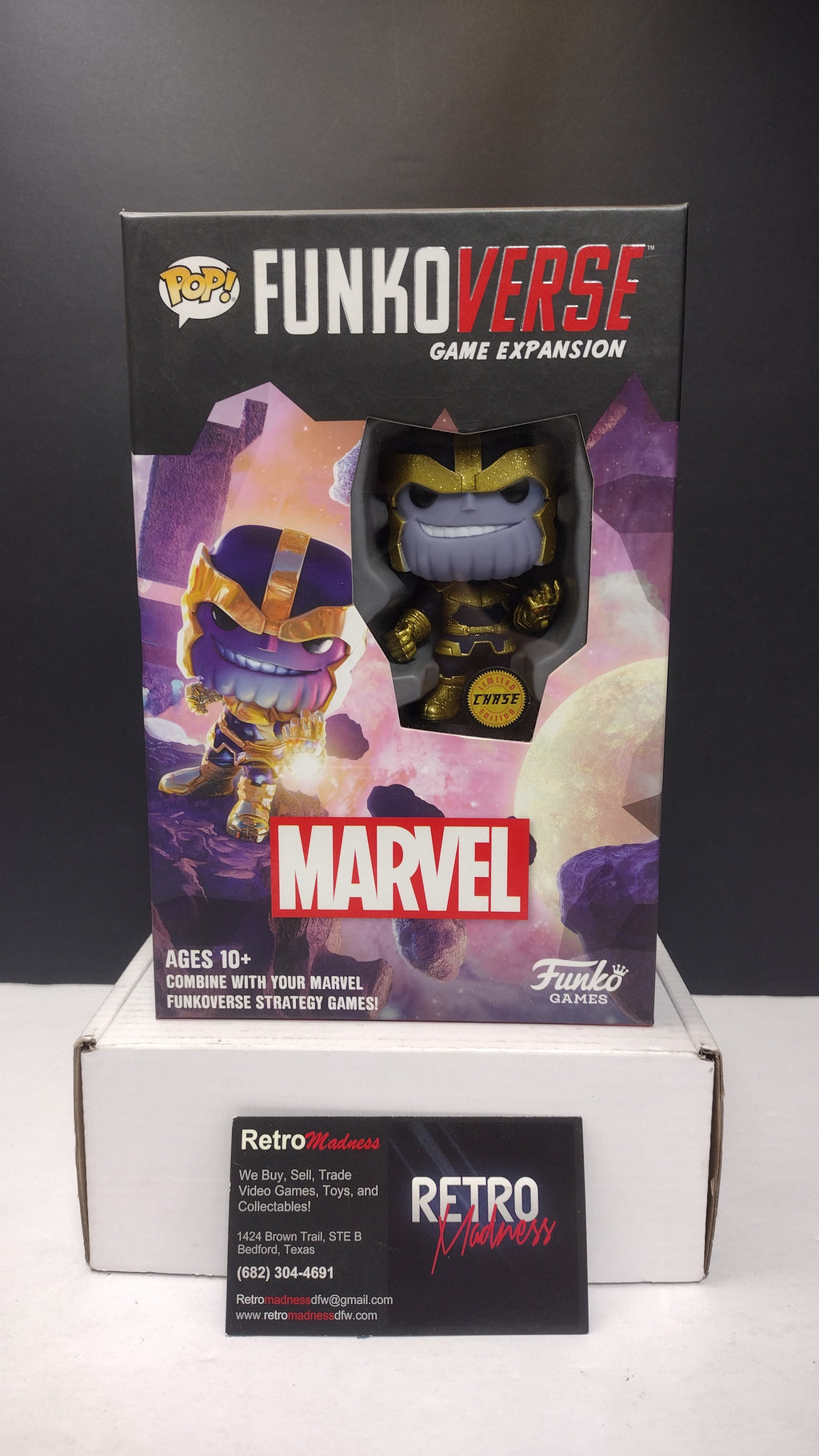 Funkoverse Marvel Thanos 101 Limited Edition Chase Pop Game Expansion (Open Box)