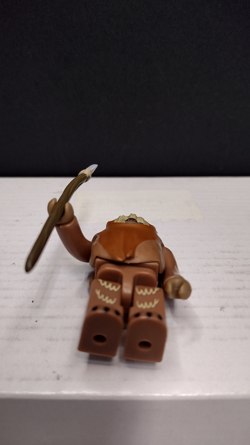 Authentic Star Wars x Medicom Toy: Kubrick Series 3 – Wicket the Ewok 100% Micro Figure with Spear • Tomy 2004