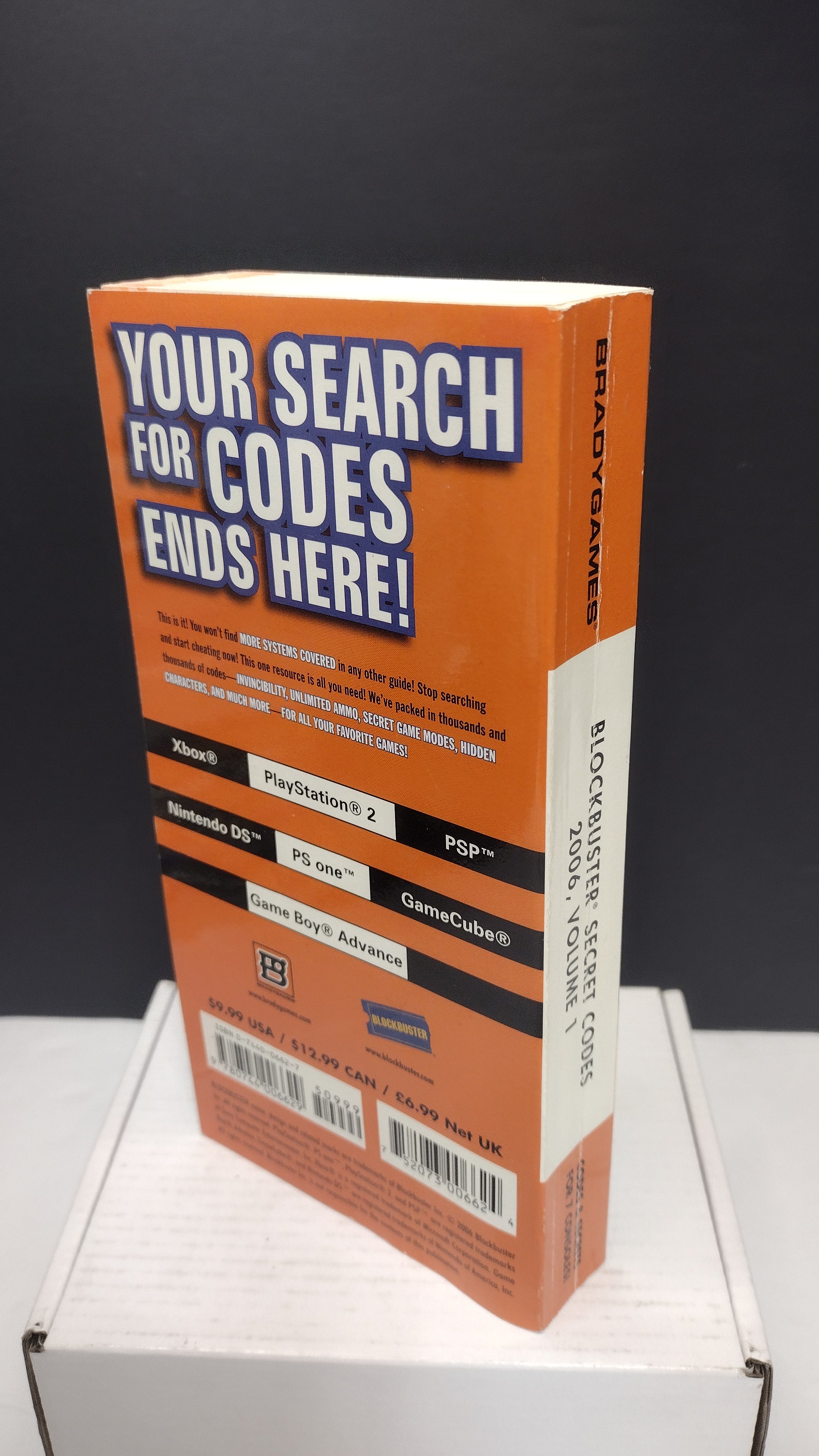 BradyGames Blockbuster Secret Codes 2006 Volume 1 Paperback