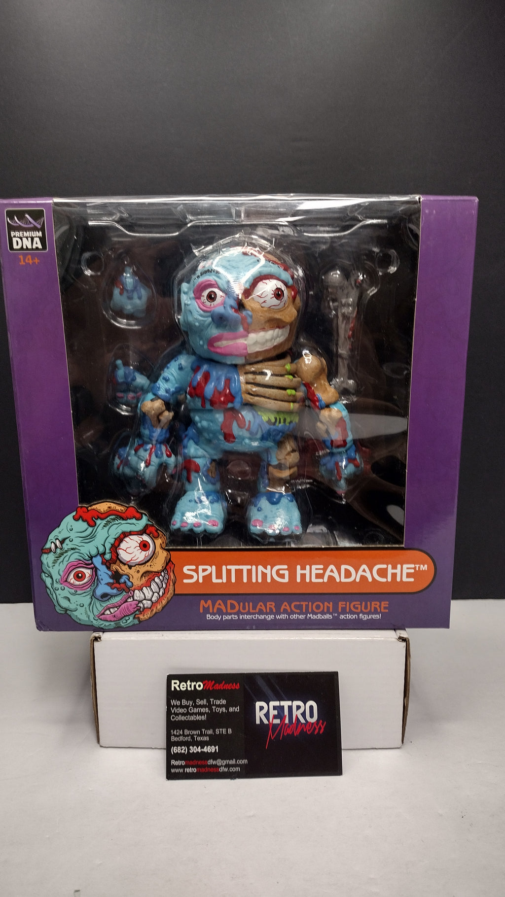 2017 Kidrobot Madballs Splitting Headache "Madular" Action Figure (In Box / Complete / Great Condition)