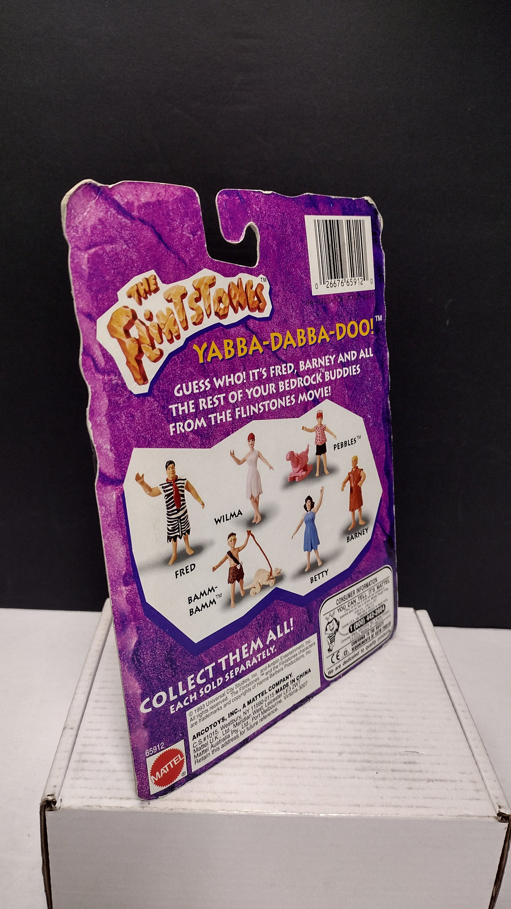 Mattel The Flintstones Movie Betty Rubble Bendable Figure (1993 Release - Brand New & Factory Sealed)