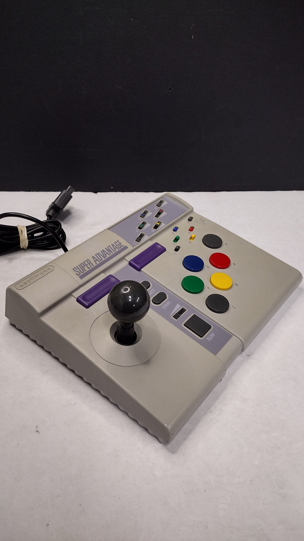 AsciiWare Super Advantage Joystick Controller SNES- Model 4910- OEM Tested