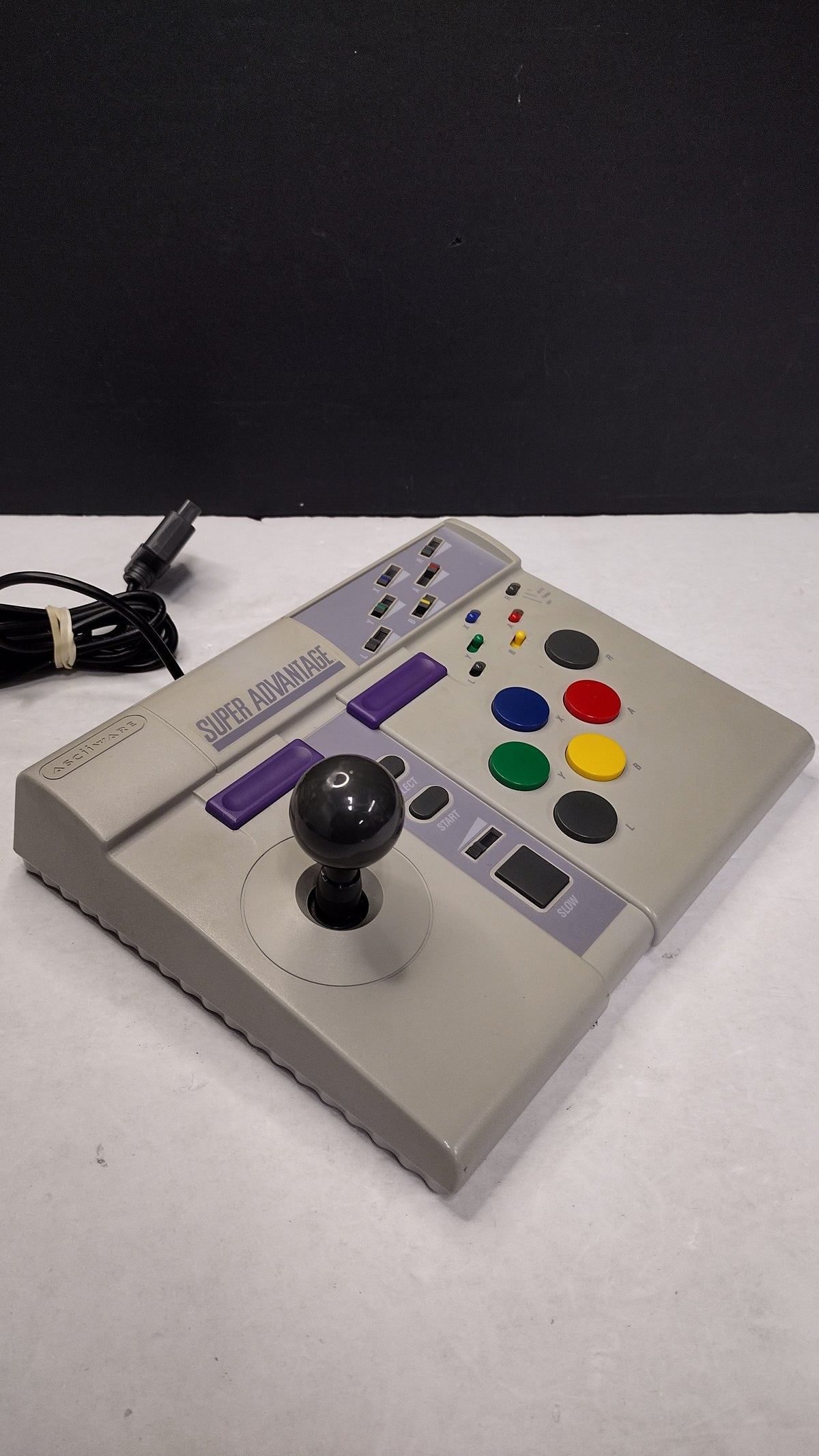 AsciiWare Super Advantage Joystick Controller SNES- Model 4910- OEM Tested