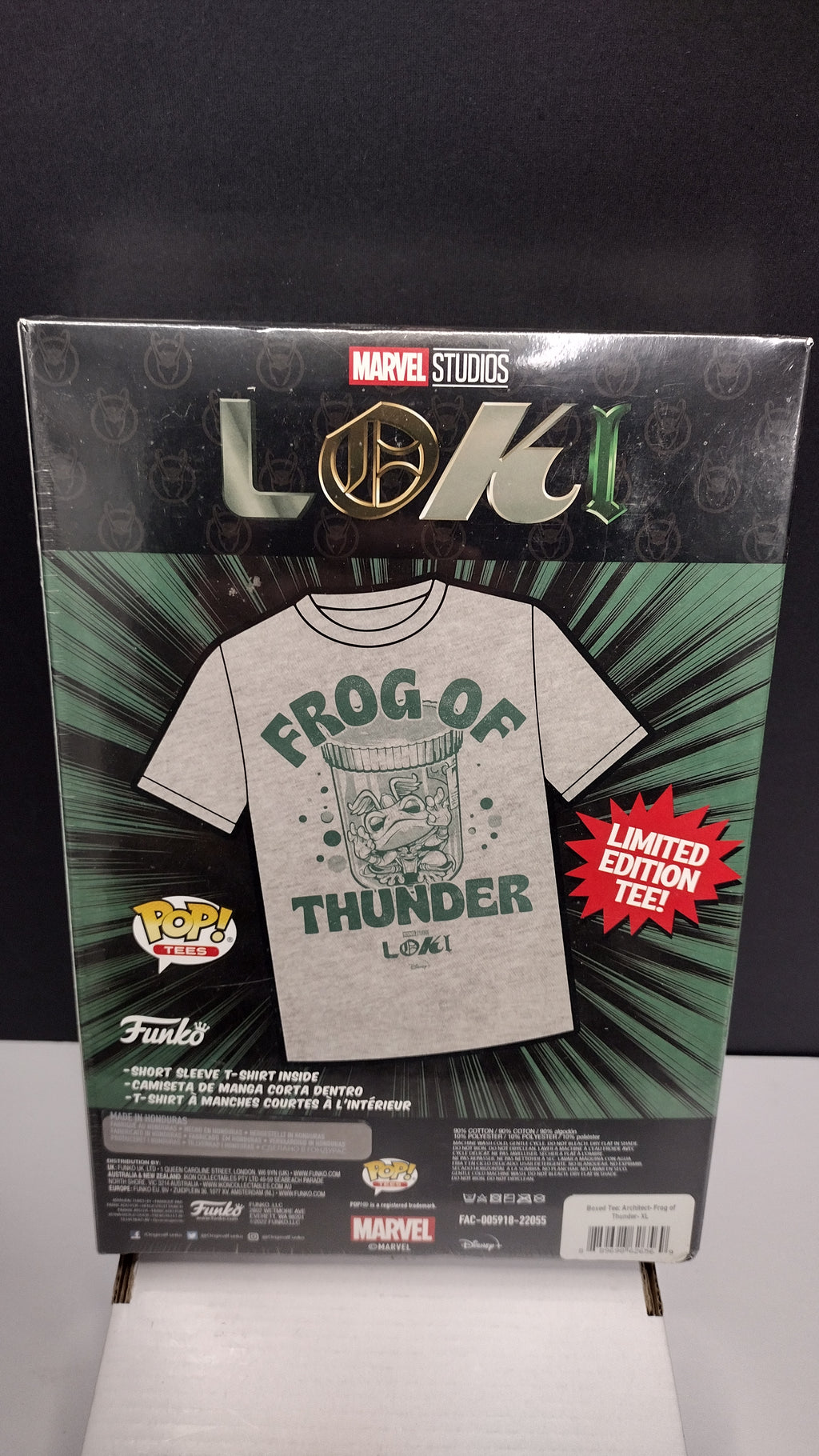 Funko Pop! Tees: Marvel Loki Premium T-Shirt – Size XL
