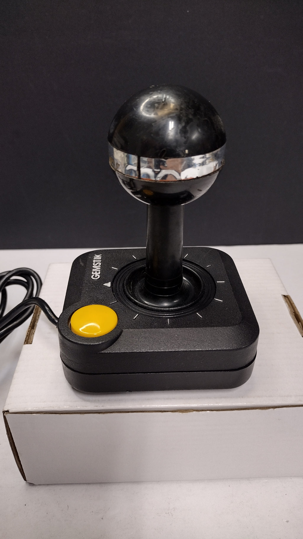 Vintage Gemini Gemstik Wired Joystick Controller with Gemgrip for Atari 2600 & Commodore 64