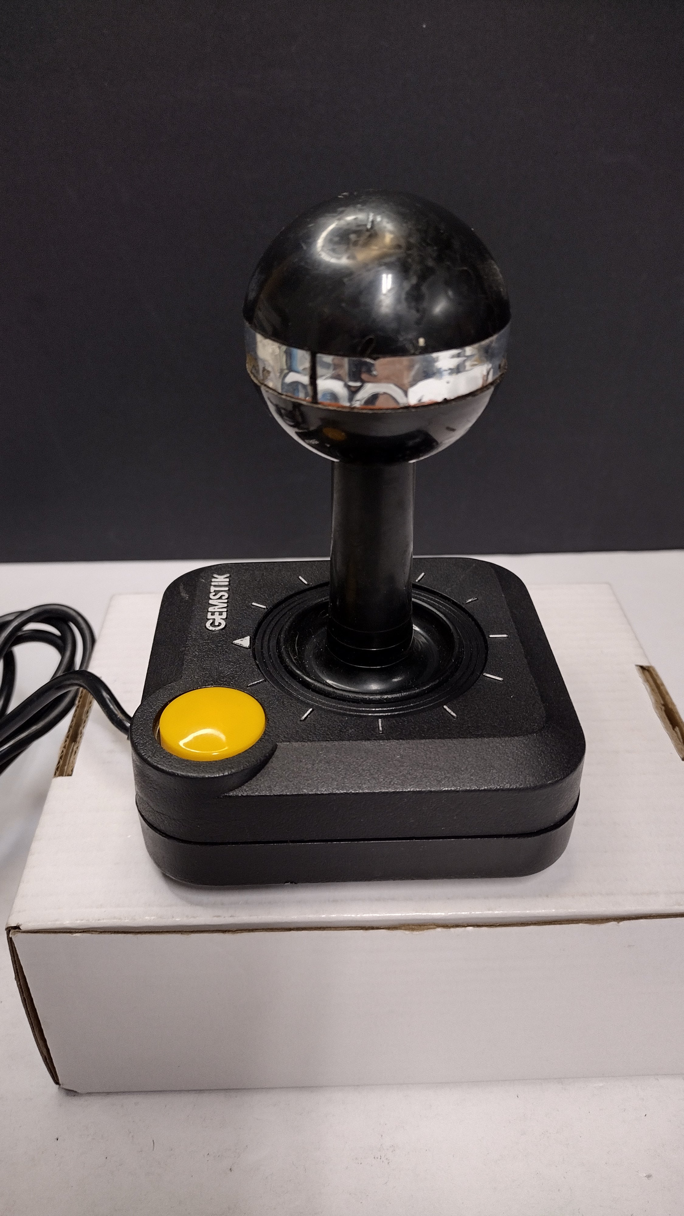 Vintage Gemini Gemstik Wired Joystick Controller with Gemgrip for Atari 2600 & Commodore 64