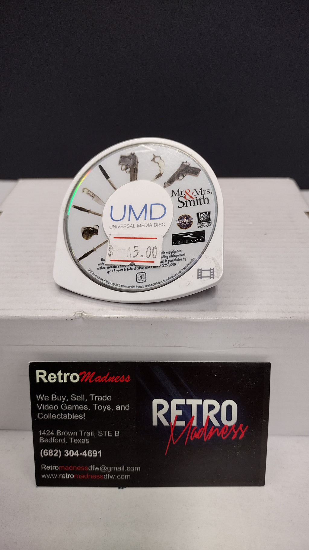 Sony PSP Mr. & Mrs. Smith UMD Movie (Universal Media Disc)