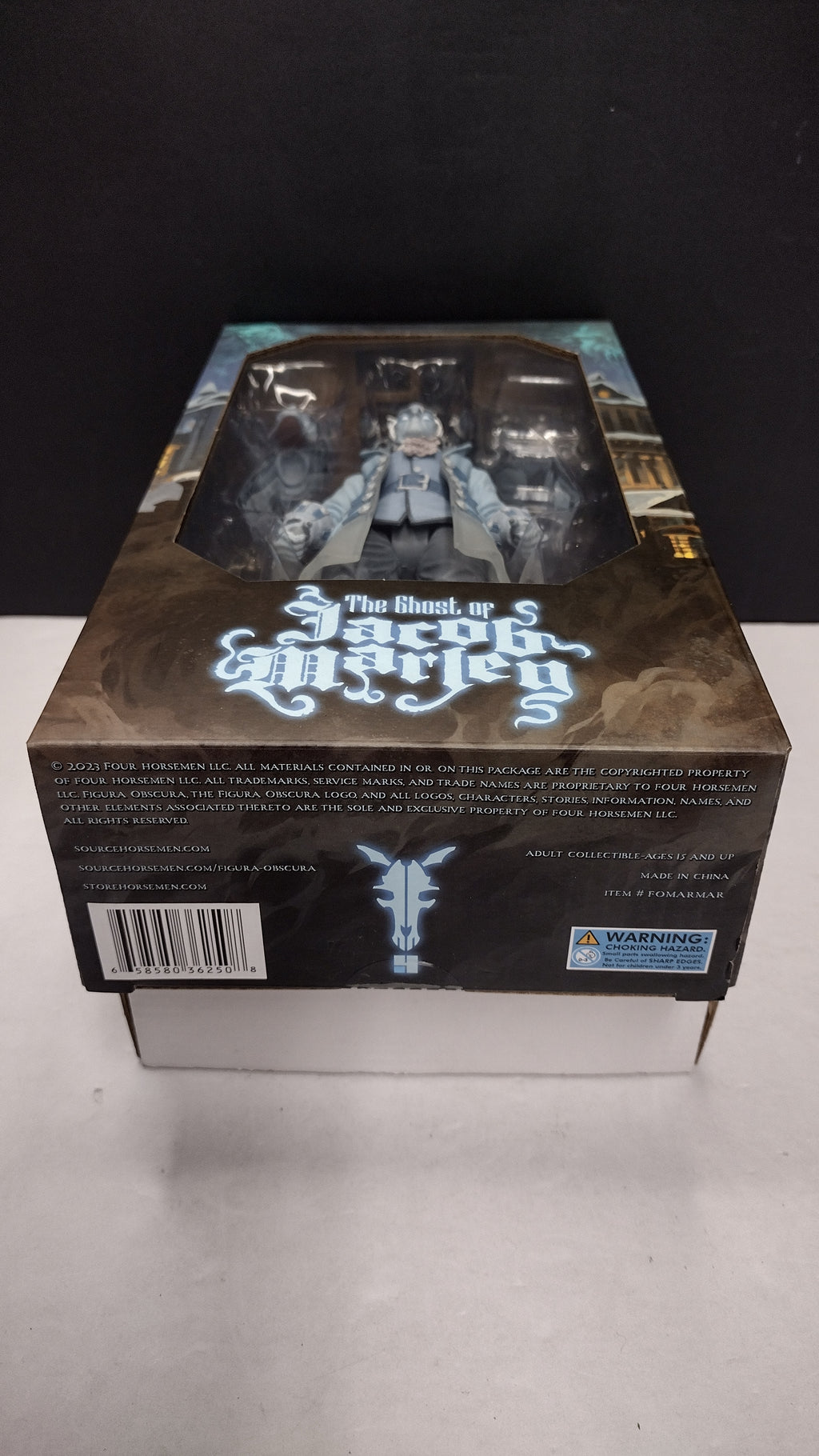 Four Horsemen Figura Obscura The Ghost of Jacob Marley Action Figure (In Box / Complete Figure / Missing Mini Skull)