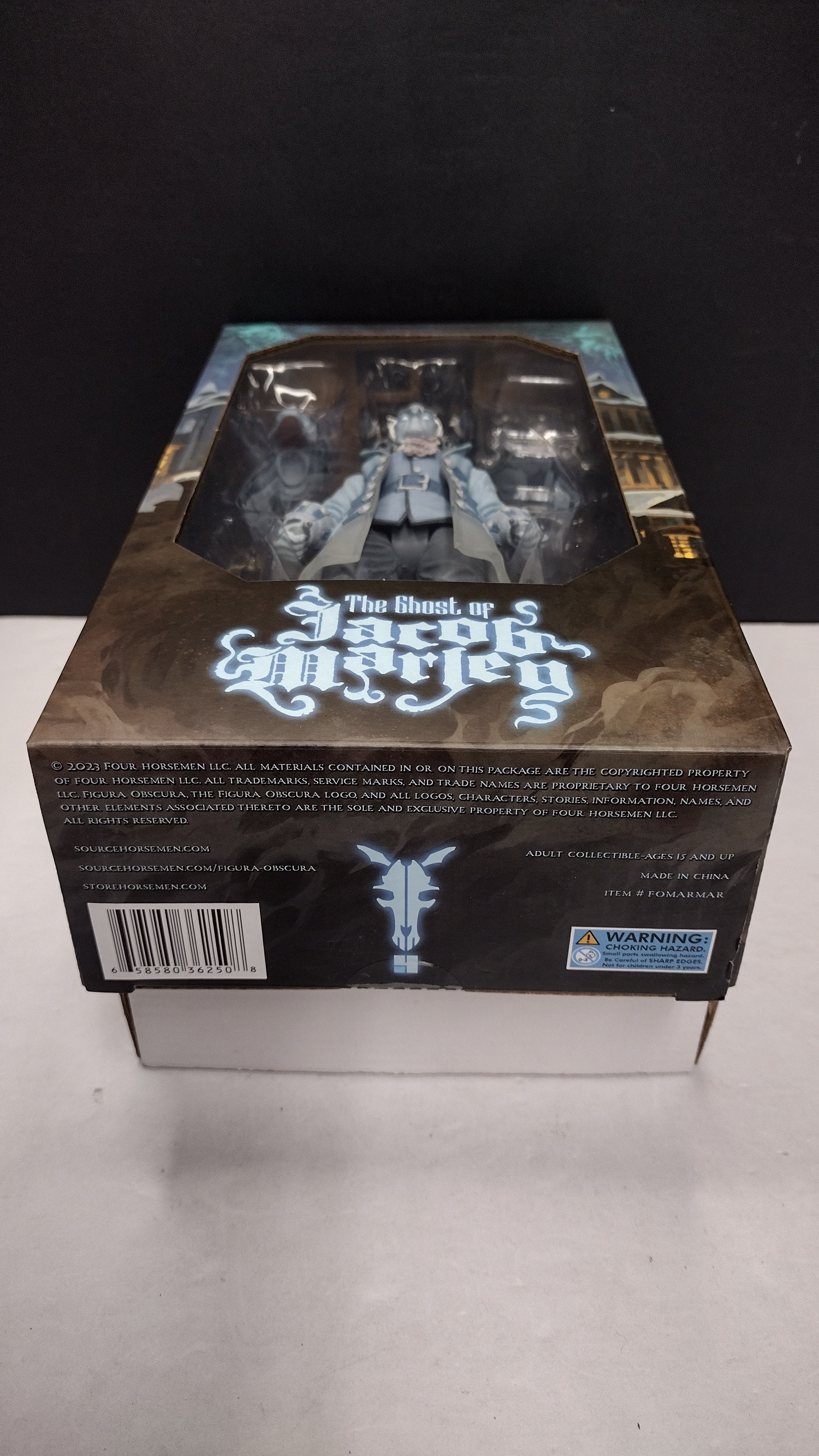 Four Horsemen Figura Obscura The Ghost of Jacob Marley Action Figure (In Box / Complete Figure / Missing Mini Skull)