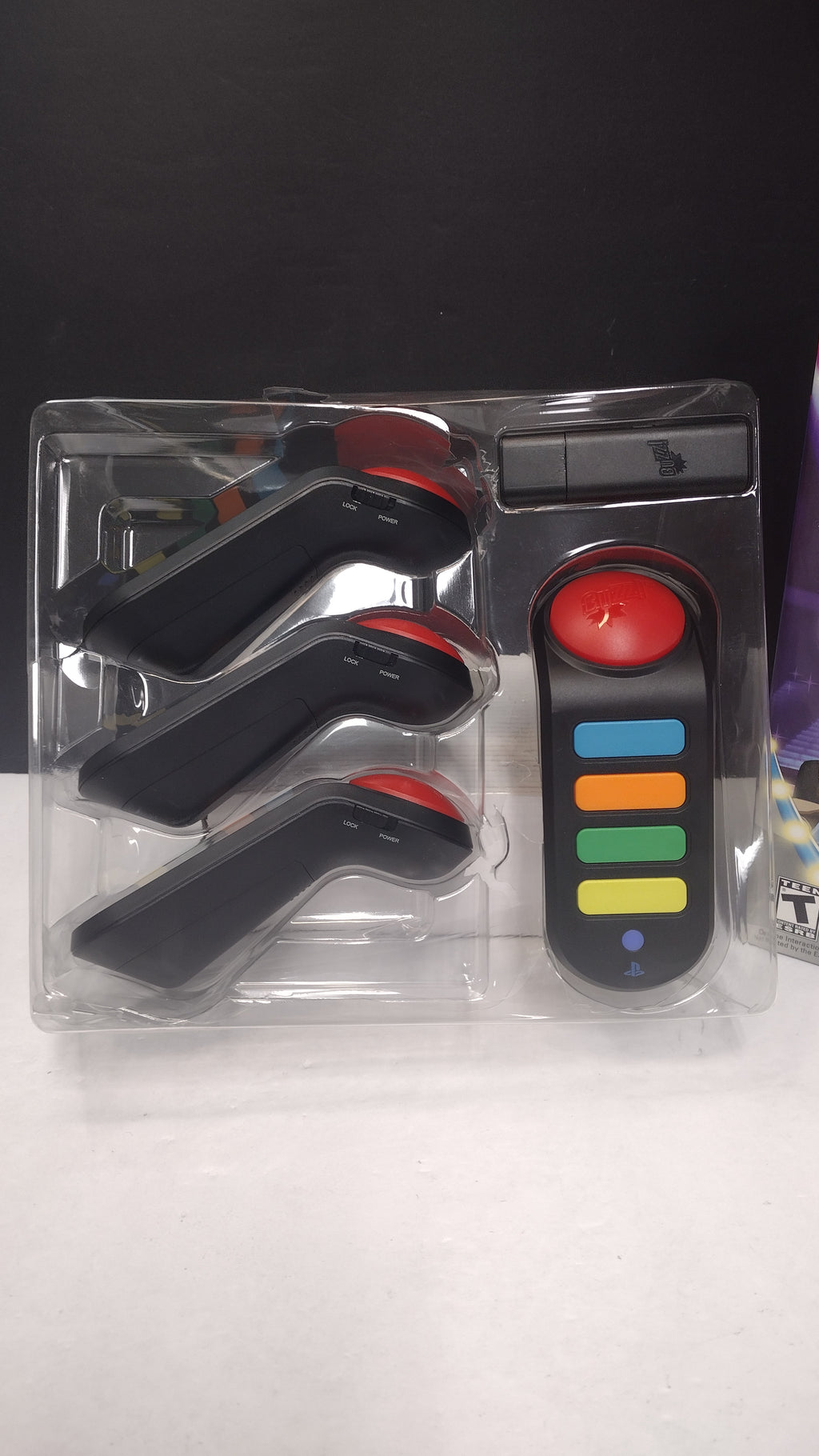 Buzz Quiz World Bundle PS3 Game Wireless Buzzers USB Dongle CIB