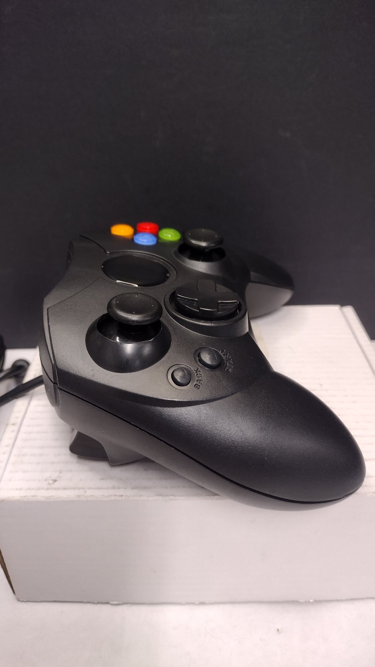 Wired S-Style Controller for Original Xbox Classic Gamepad Black Tested