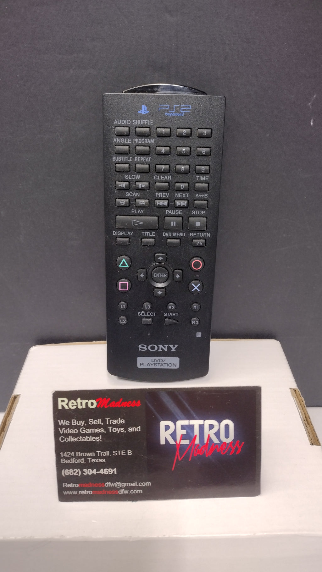 Sony PlayStation 2- DVD Remote Control- SCPH-10150 OEM- Remote Only- Tested