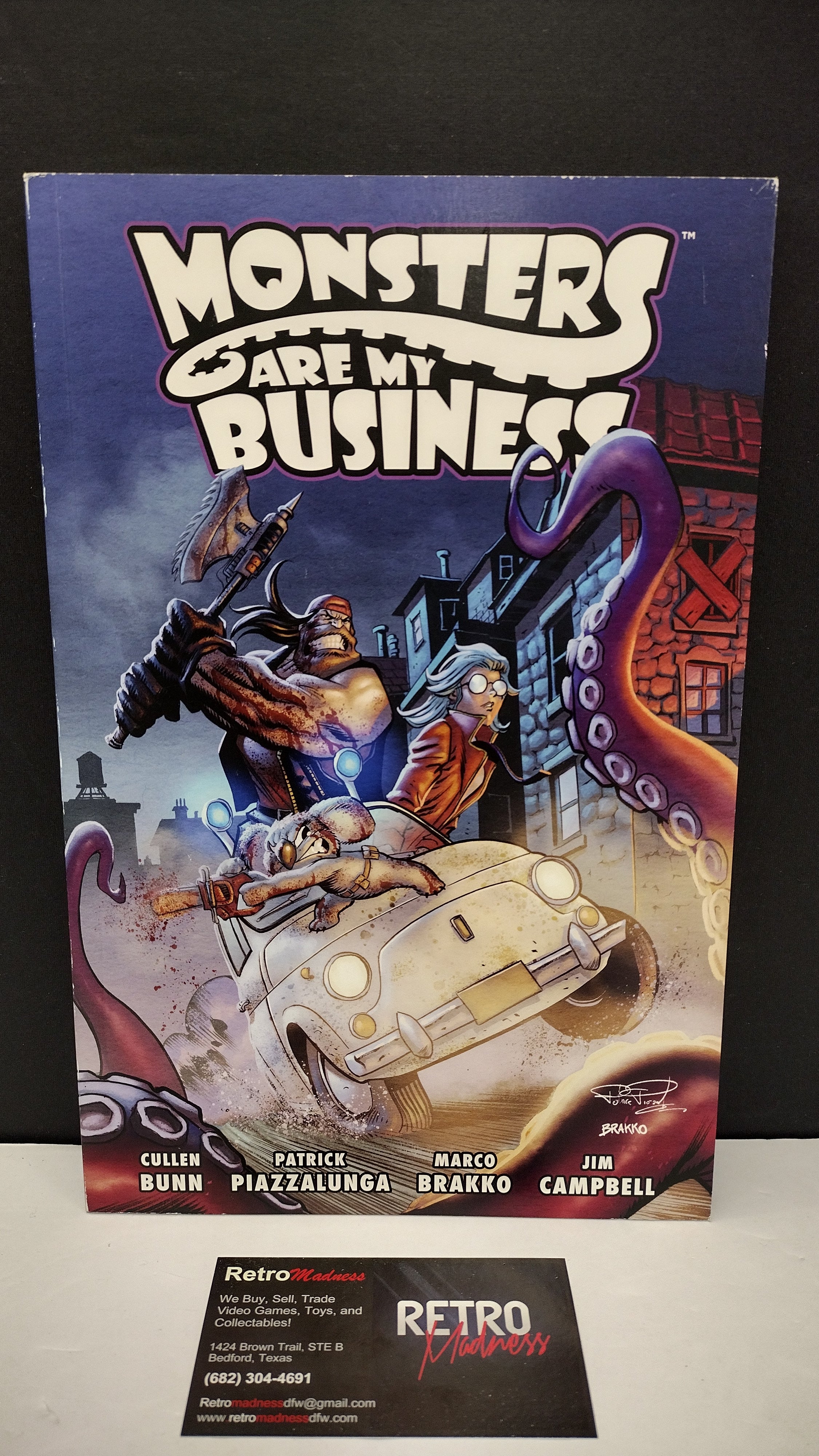 Monsters Are My Business by Cullen Bunn – New Paperback