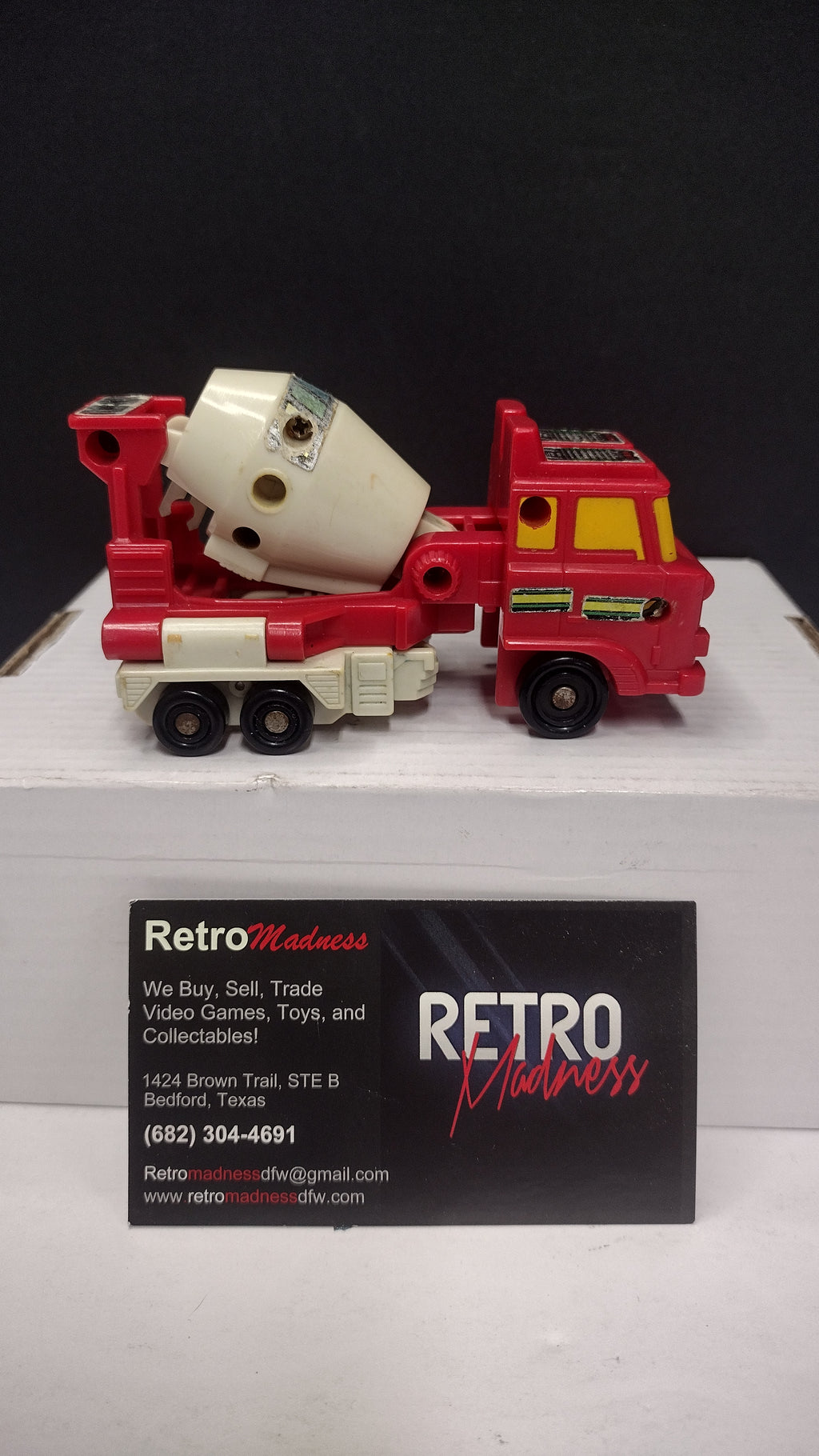 Vintage 1987 G1 Transformers: Targetmasters Quickmix Action Figure – Loose Autobot (Non-Mint / Parts & Restoration / Missing Targetmasters)