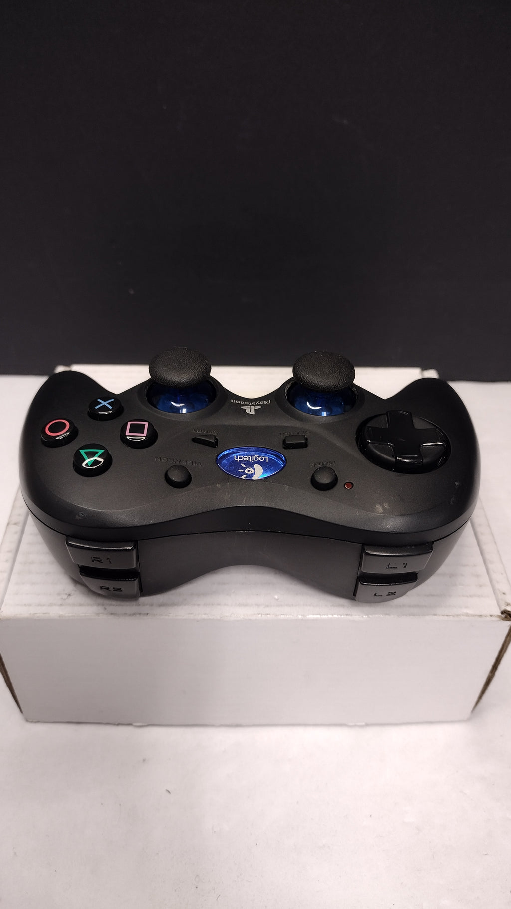 Logitech PS2 Wireless Controller Black G-X2D11 w/ Receiver Tested