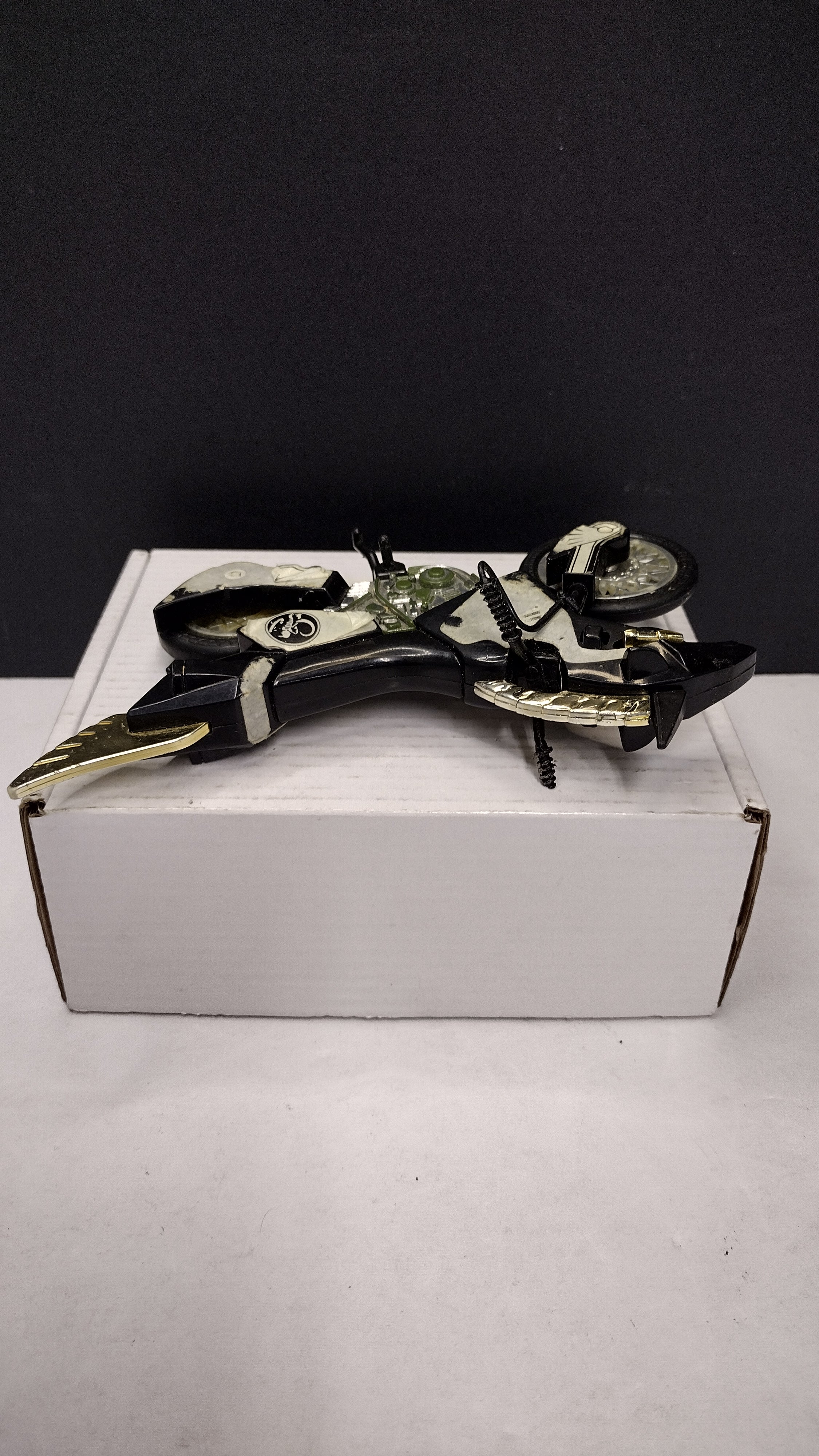 Vintage 1994 Bandai Mighty Morphin Power Rangers Black Thunder Bike Vehicle (Loose)