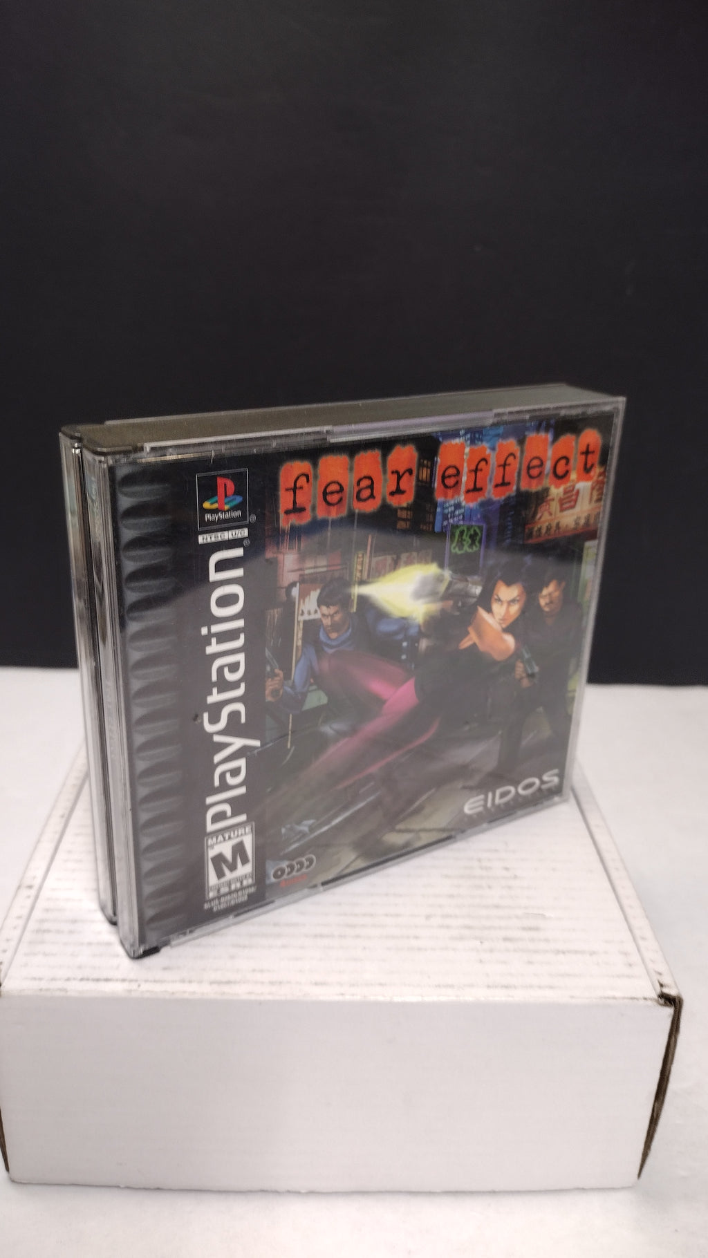 Fear Effect Sony PlayStation 1 Discs 2 3 4 Case & Manual Missing Disc 1