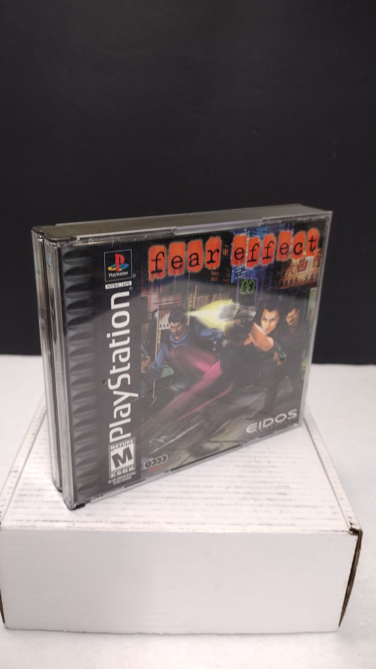 Fear Effect Sony PlayStation 1 Discs 2 3 4 Case & Manual Missing Disc 1