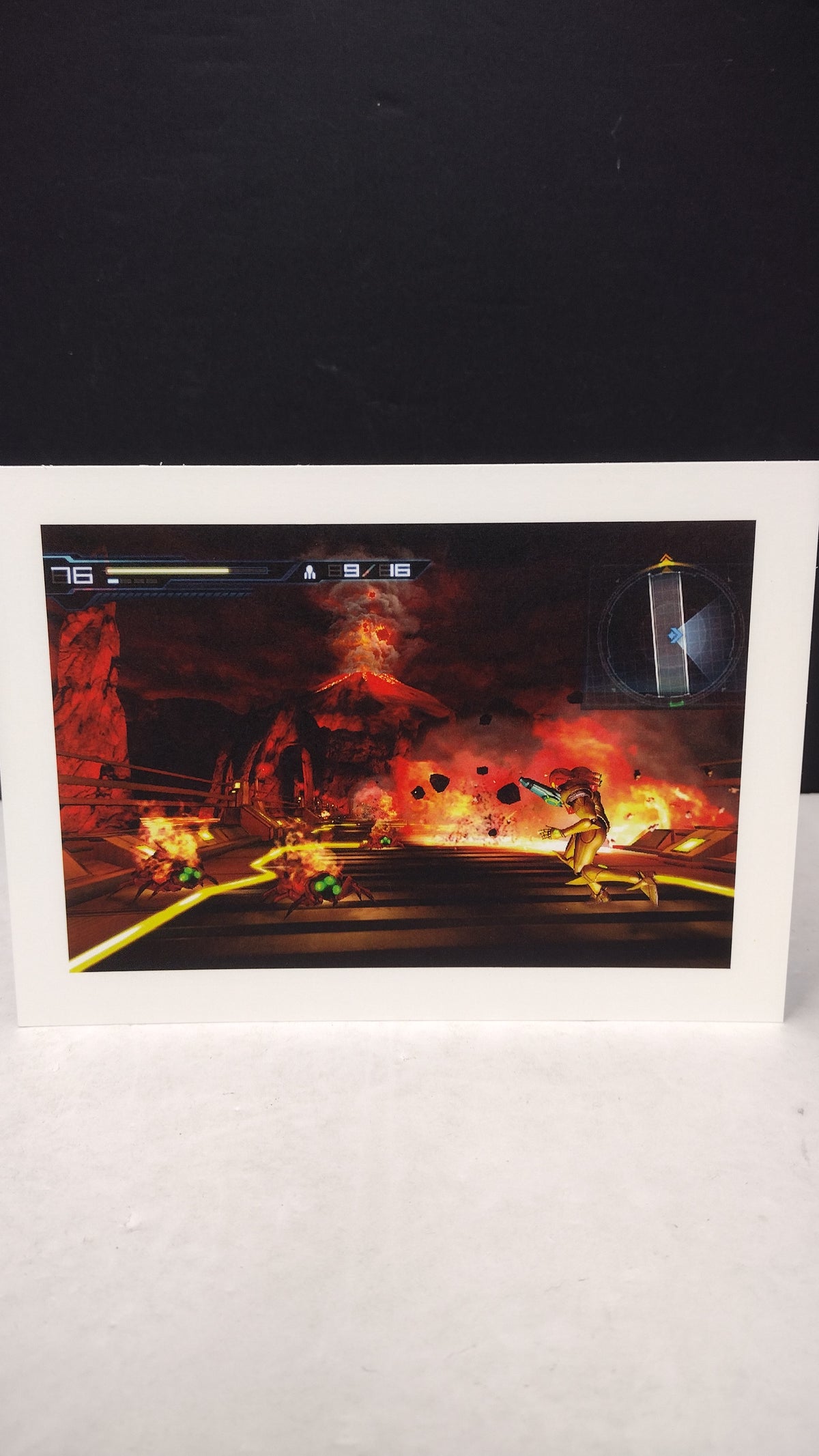 Vintage Metroid Other M Art Folio Art Book with Black Case & 16 Cards Nintendo