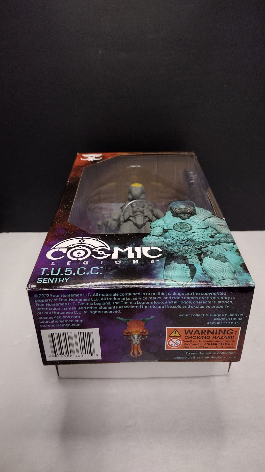 Four Horsemen Cosmic Legions T.U.5.C.C. Sentry Action Figure (Sealed in Box)