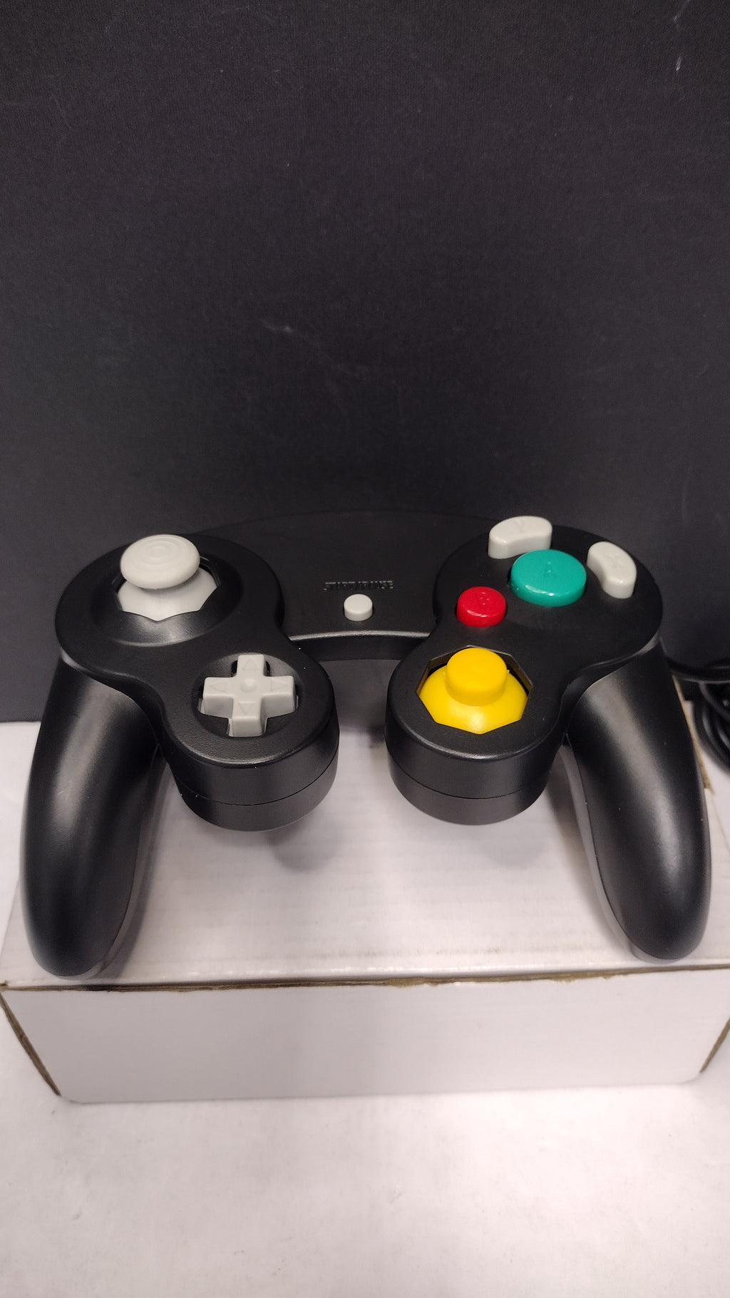 Nintendo GameCube Wired Controller Black Third Party Tested Works