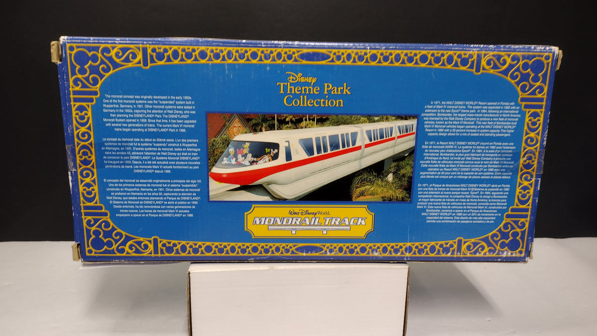 Disney Monorail Curved Track Extension Set 4 Beams 4 Supports Sealed Box