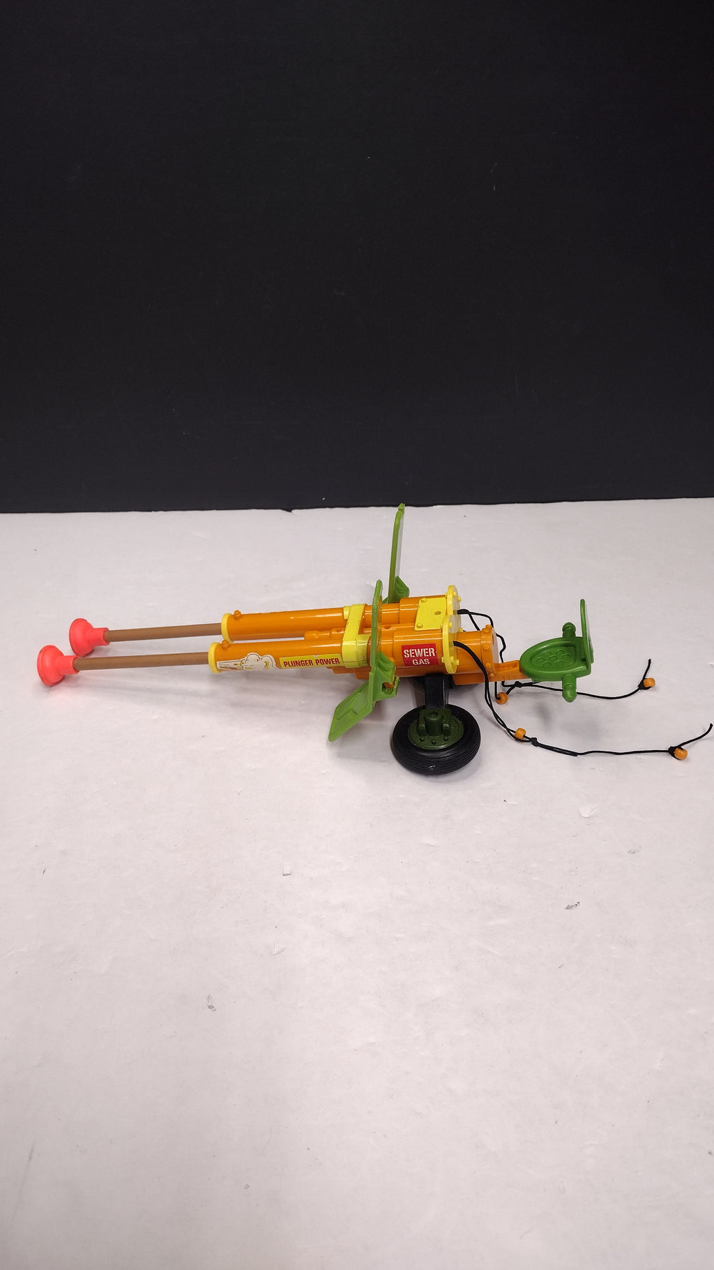1989 TMNT Double Barreled Plunger Gun- Incomplete-