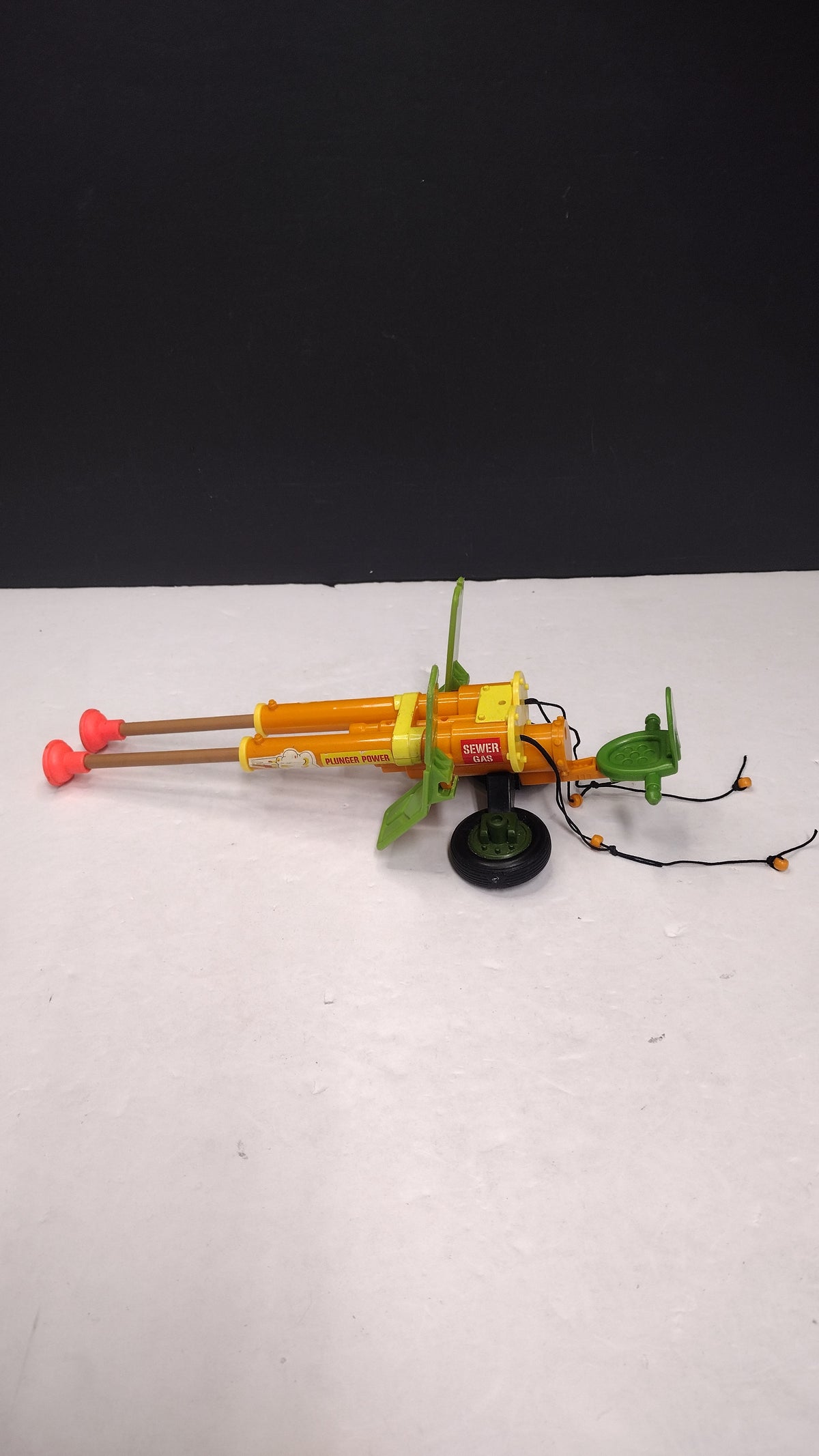 1989 TMNT Double Barreled Plunger Gun- Incomplete-
