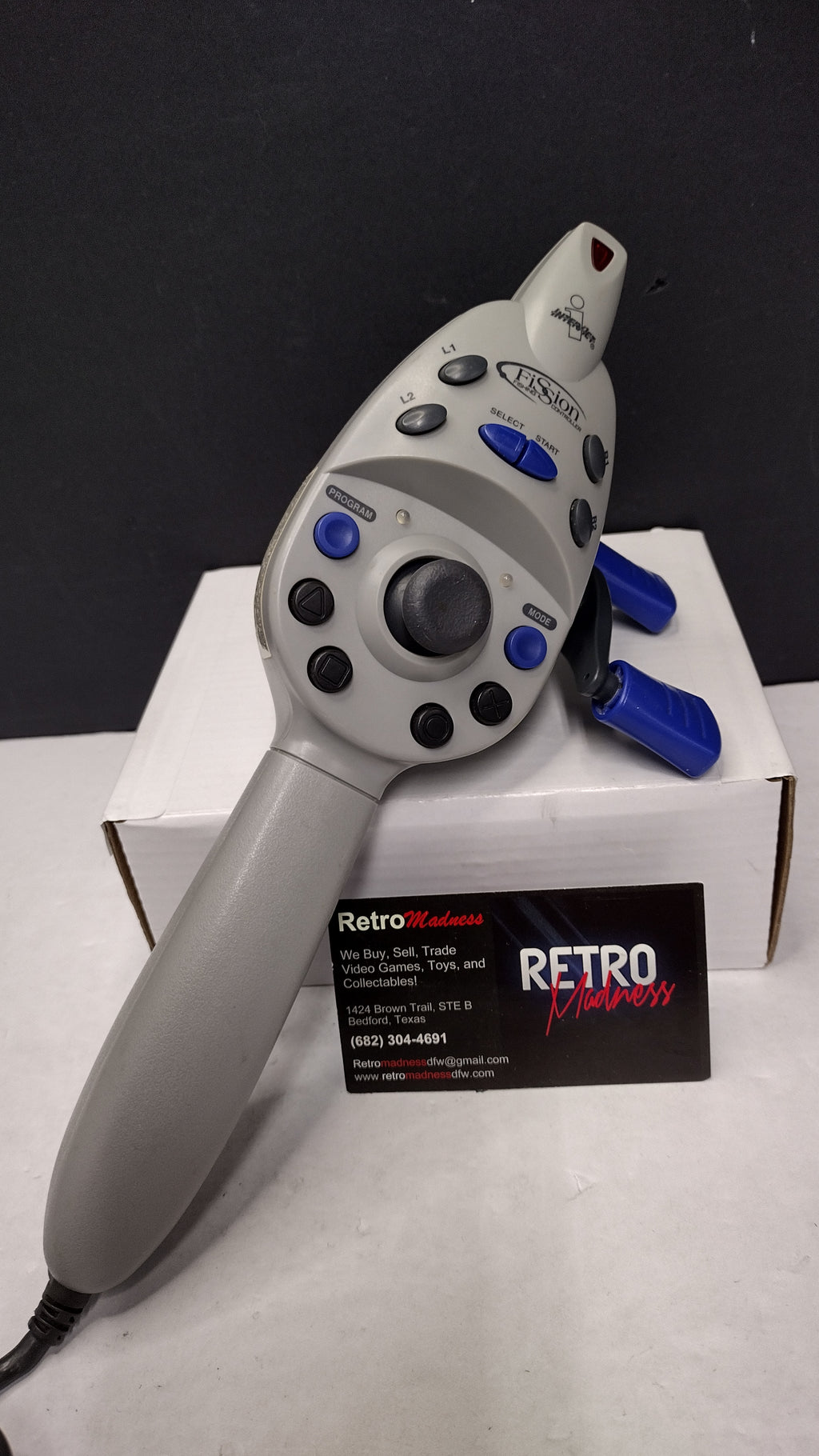 Interact Fission Fishing Controller PS2 PS1 Rod & Reel Joystick PlayStation 2