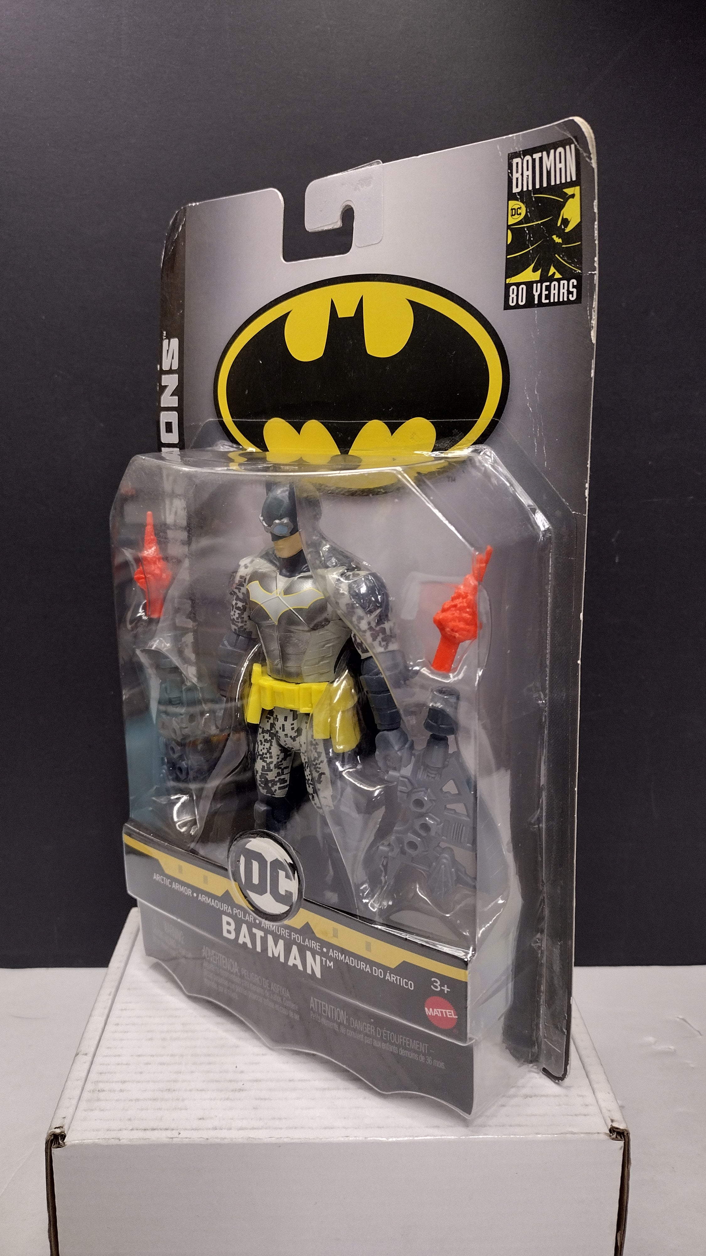 DC Comics Batman Missions Arctic Armor Batman 80th Anniversary 6-Inch Action Figure (Mattel - Sealed Card / Minor Card Wear)