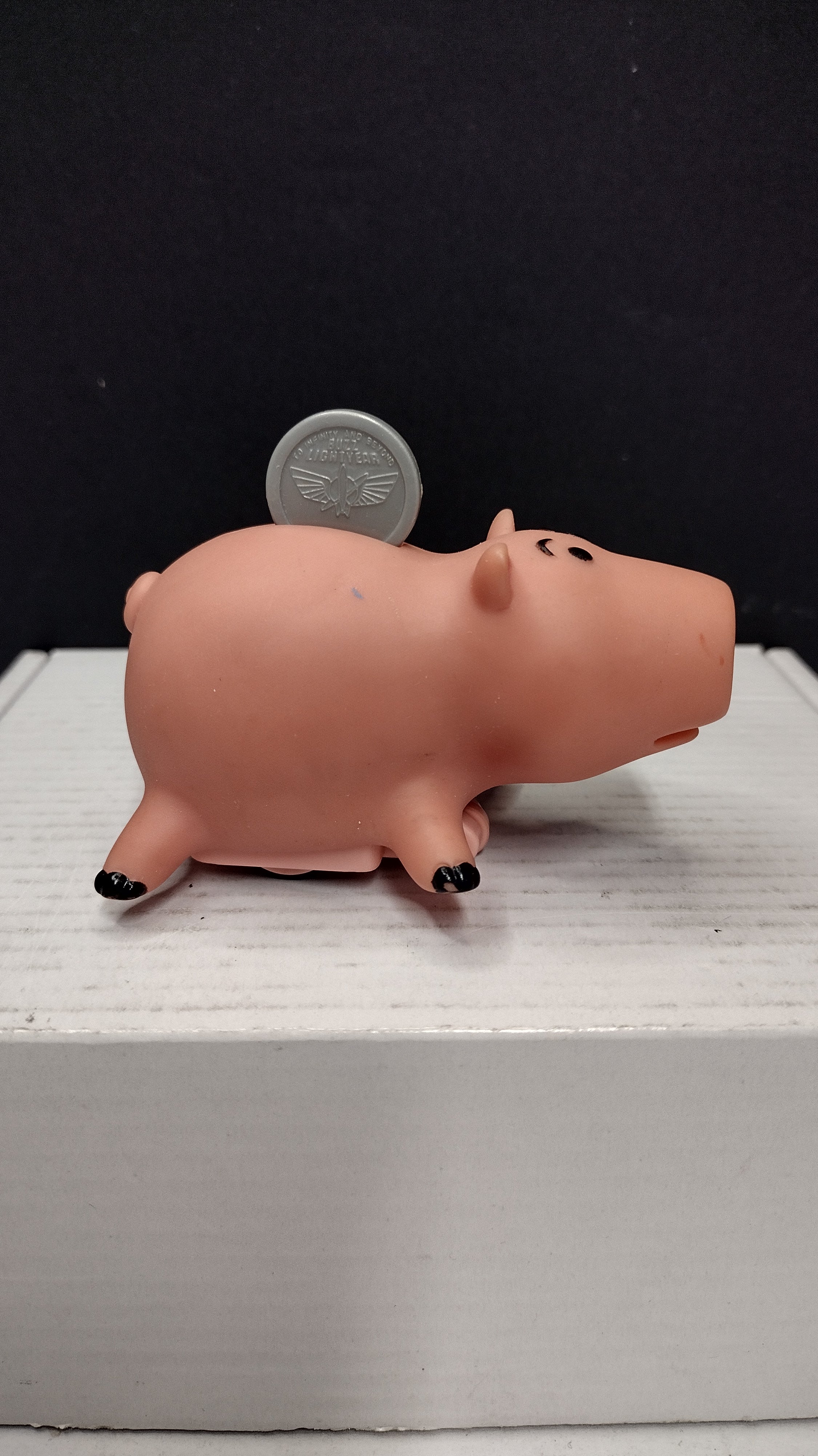 Vintage 1995 Disney Pixar Toy Story Hamm the Piggy Bank Burger King Kids Club Figure (Loose)