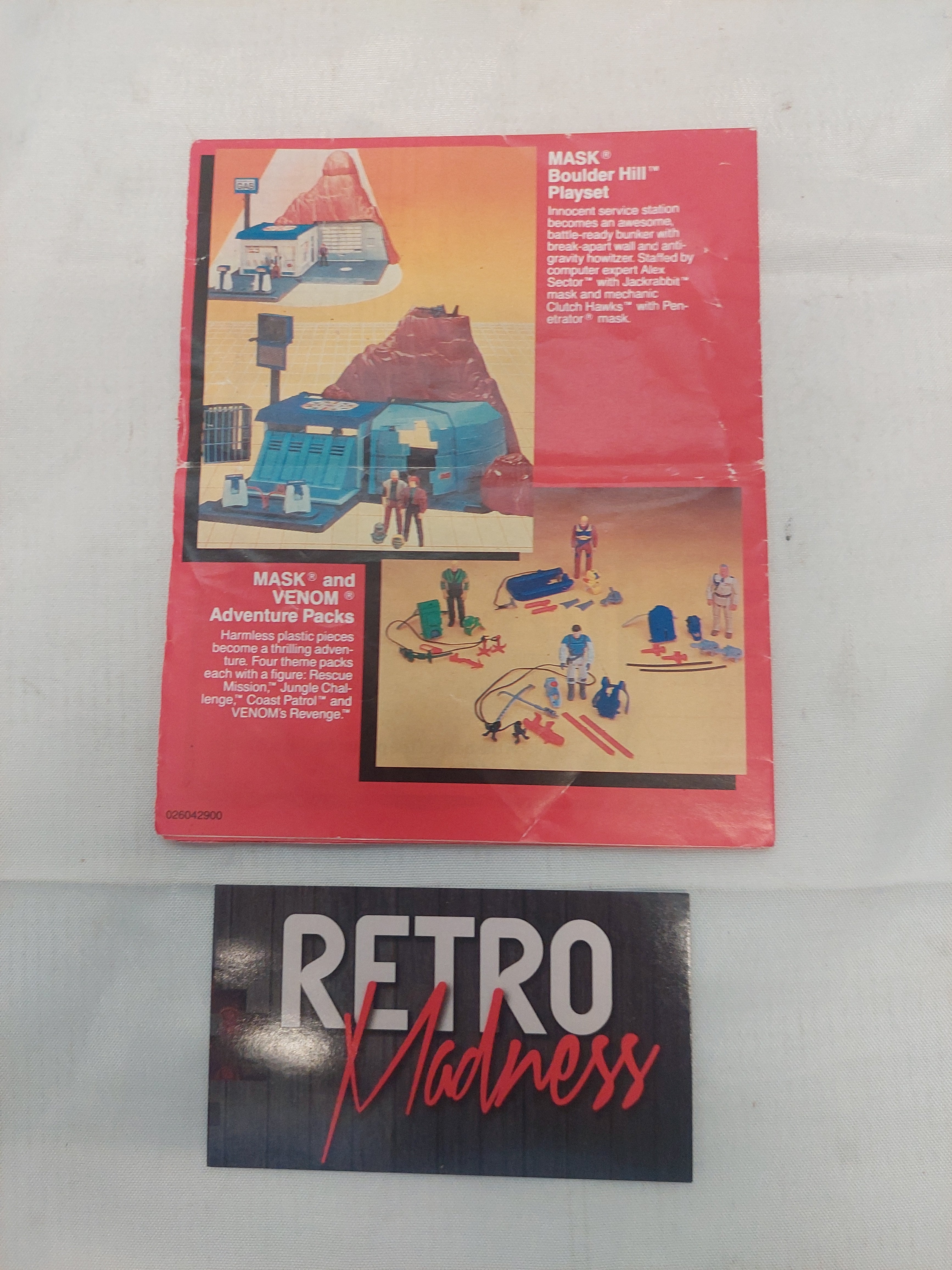 Vintage 1986 Kenner M.A.S.K. Catalog Brochure Poster
