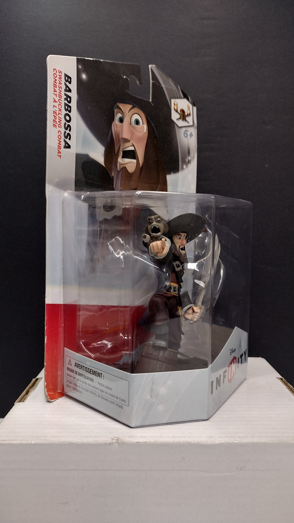 Disney Infinity 1.0 Captain Barbossa Figure – on Card / Factory Sealed