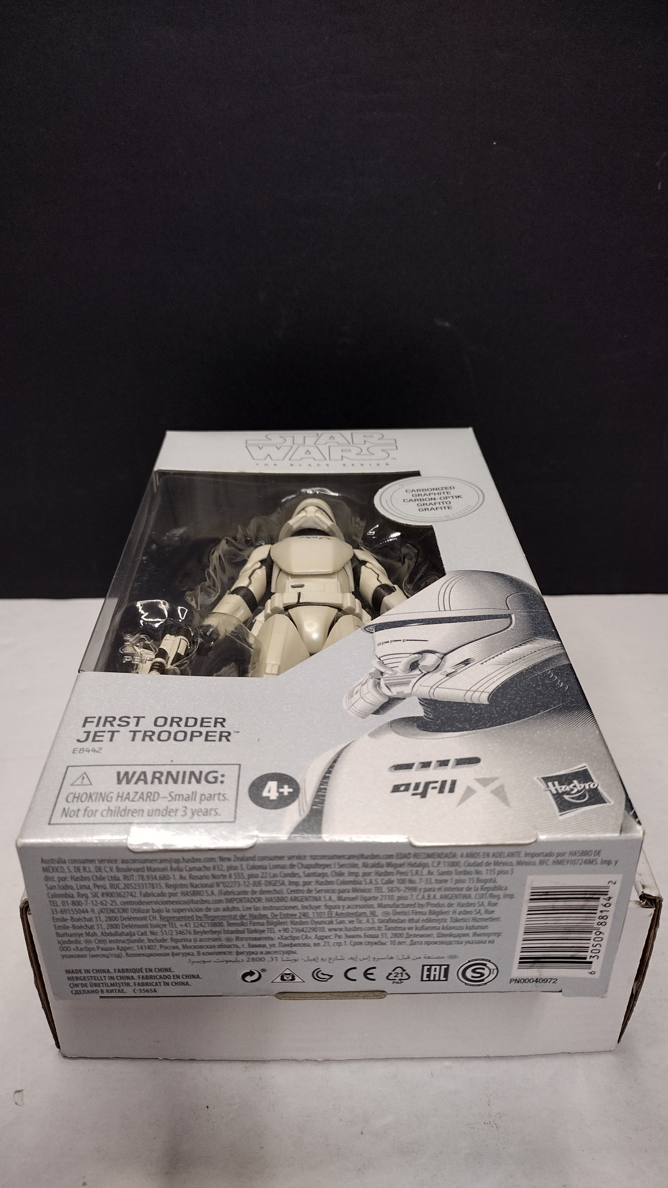 Hasbro Star Wars The Black Series First Order Jet Trooper Carbonized Collection 6" Action Figure (Walmart Exclusive - Brand New & Factory Sealed)