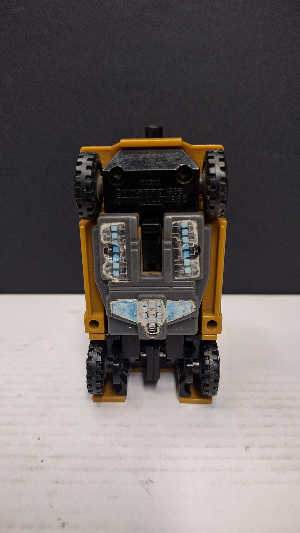 Vintage 1986 G1 Transformers: Combaticon Swindle Action Figure – Loose with Large Scatter Blaster Weapon (Decepticon Bruticus Team)