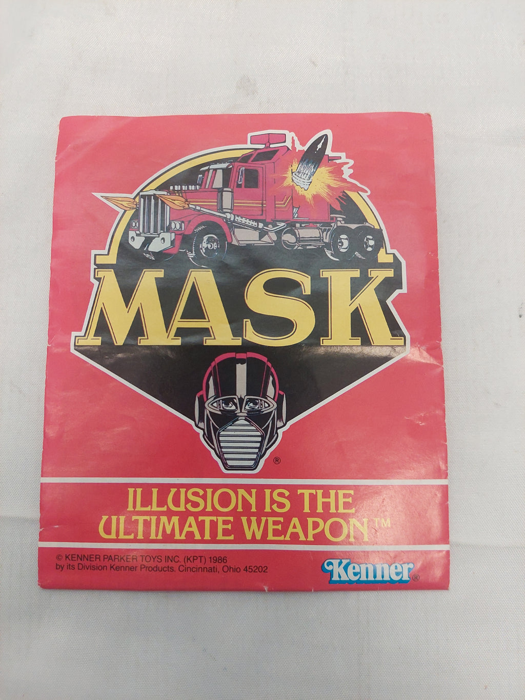 Vintage 1986 Kenner M.A.S.K. Catalog Brochure Poster