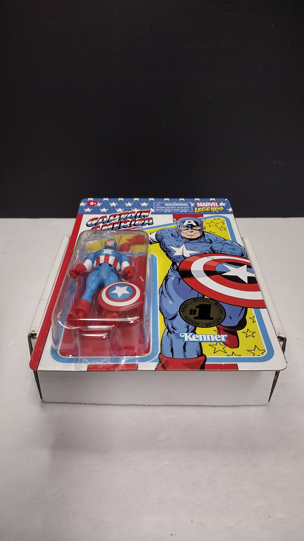 Hasbro Marvel Legends Retro 3.75-Inch Black Panther & Captain America 2-Pack NIB (Open Outer Box)