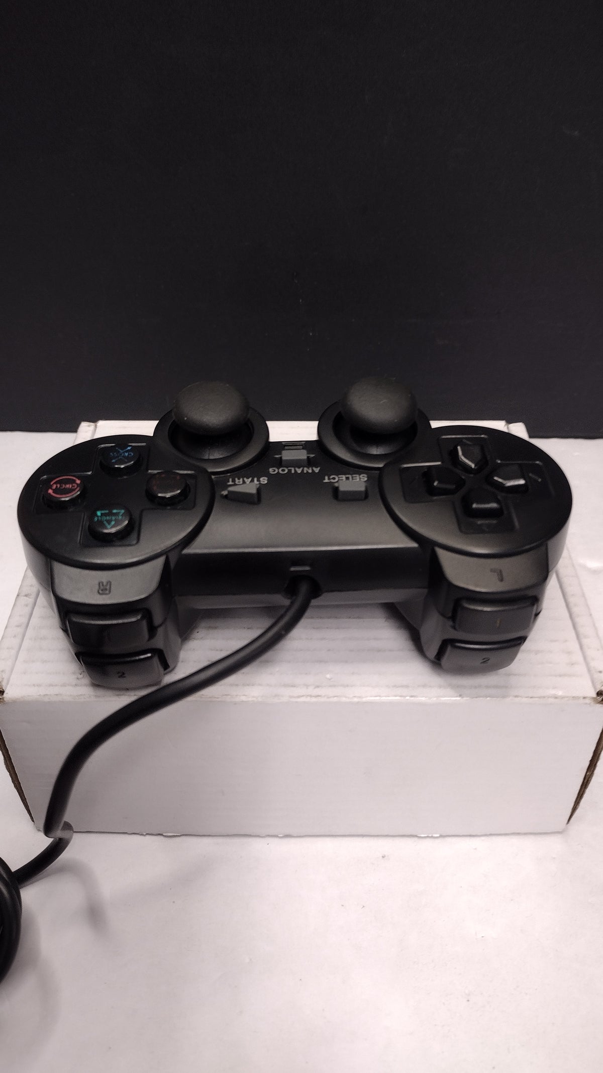 Sony PlayStation 2- 3rd Party Analog Controller 2- Black- Tested