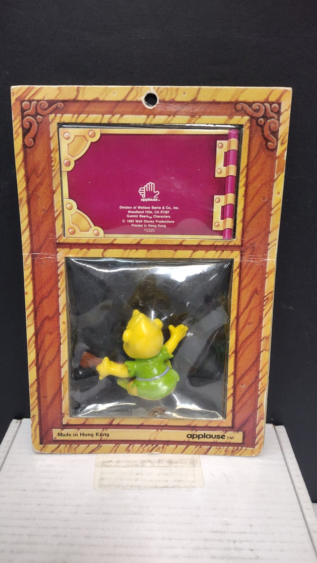 1985 Applause Disney's Adventures of the Gummi Bears Sunni Figure Booklet Box