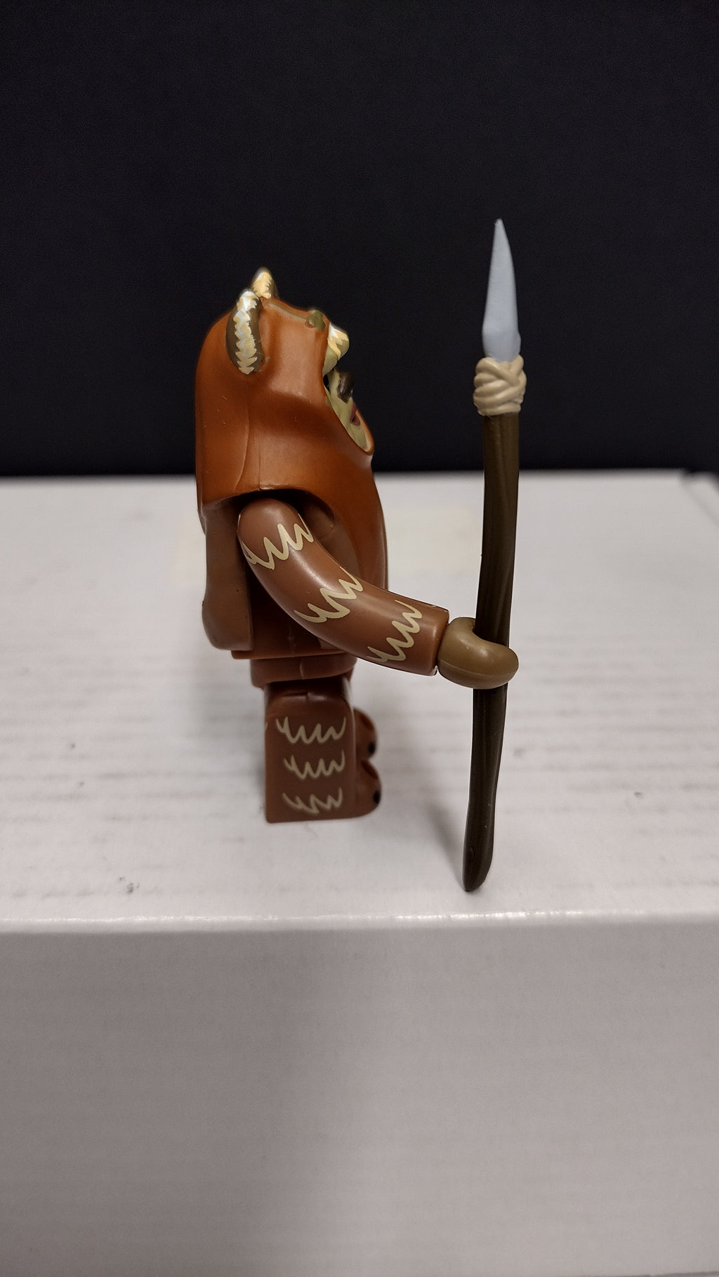 Authentic Star Wars x Medicom Toy: Kubrick Series 3 – Wicket the Ewok 100% Micro Figure with Spear • Tomy 2004