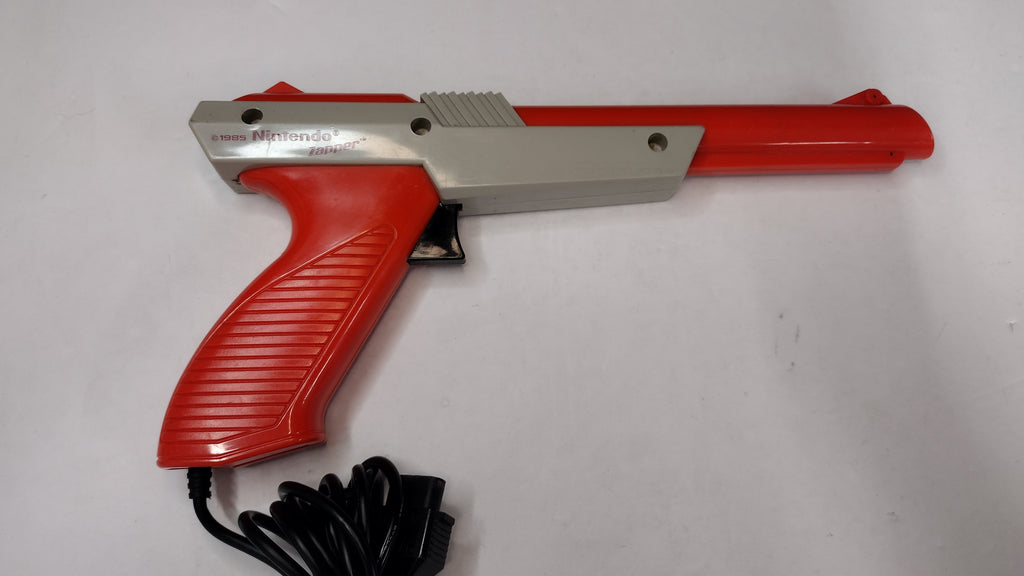 Nintendo NES Zapper Light Gun Orange Controller OEM Original NES-005 - Tested
