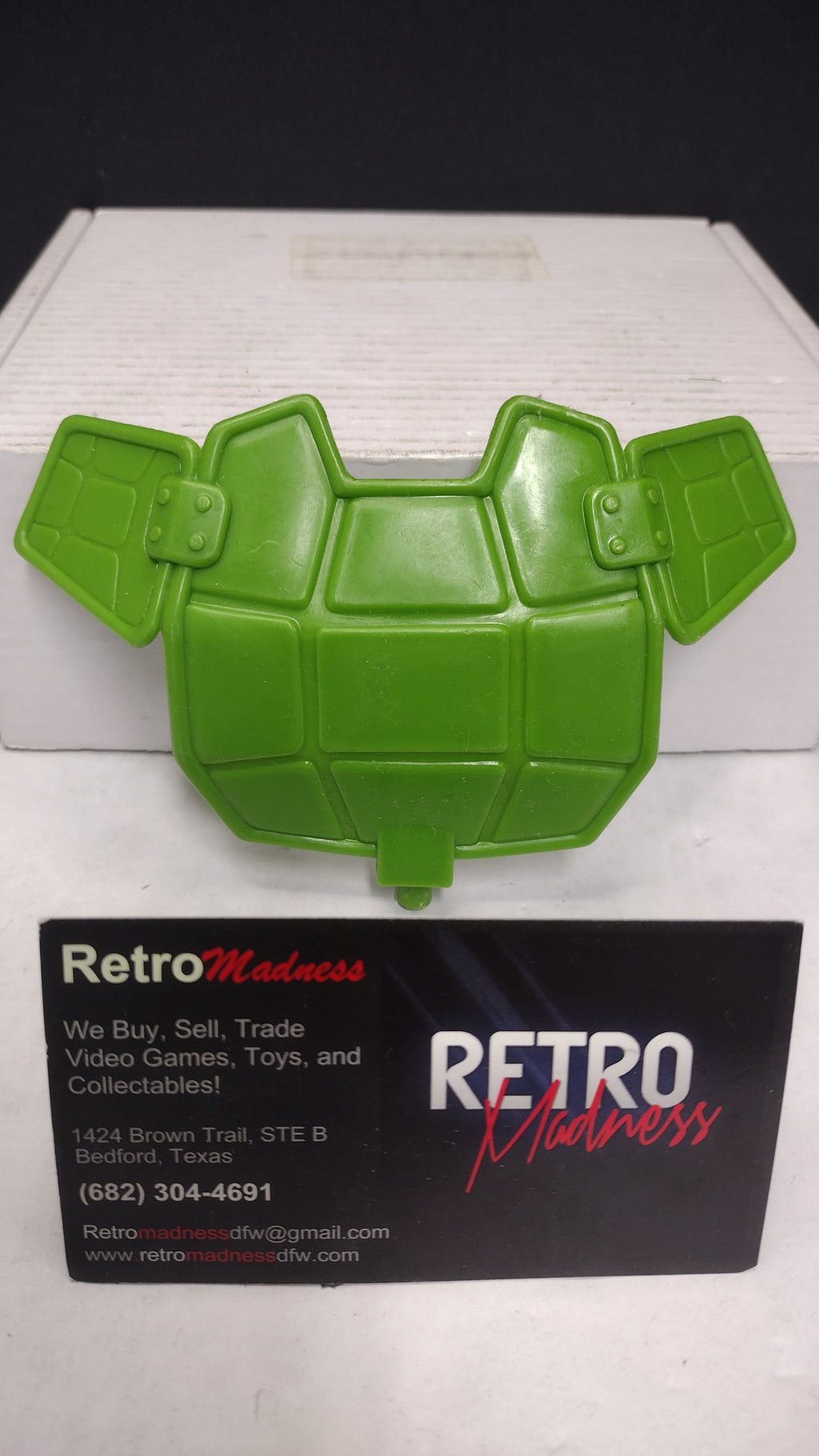 1989 TMNT Retrocatapult Green Shield Part Replacement Playmates Vintage