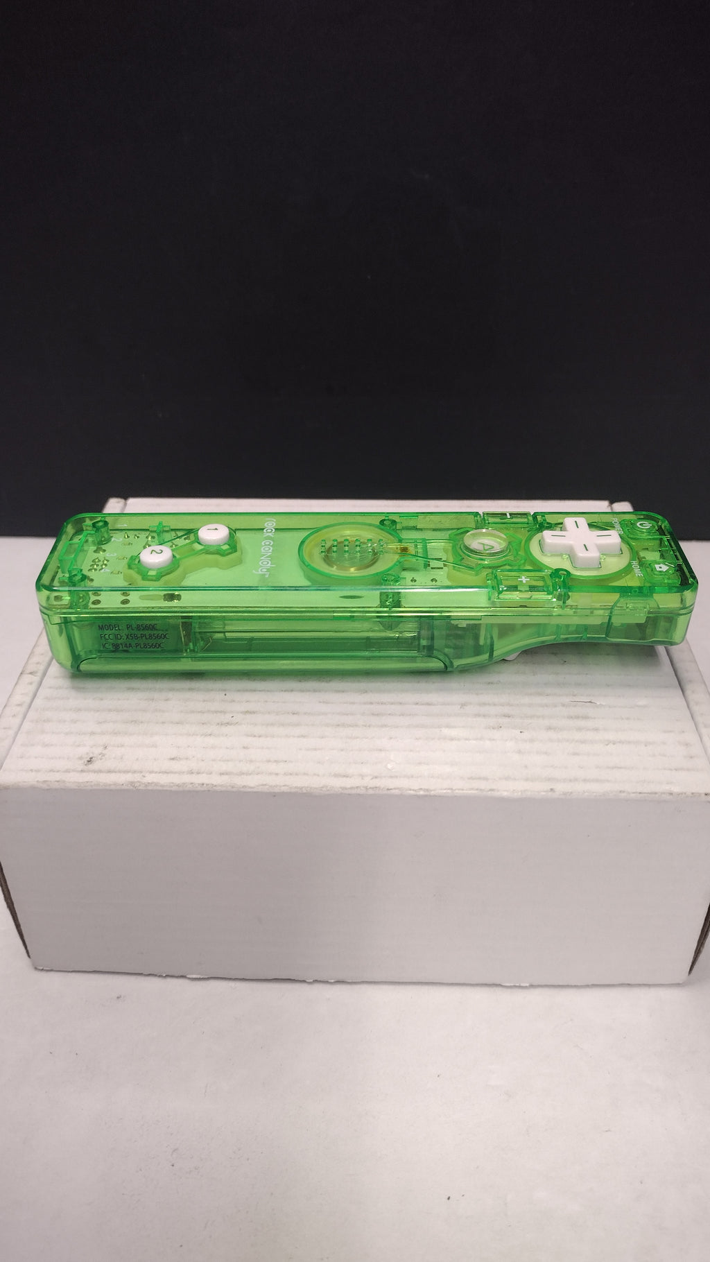 Rock Candy Controller Remote For Nintendo Wii Transparent Green- PL 8560C- Tested and Works