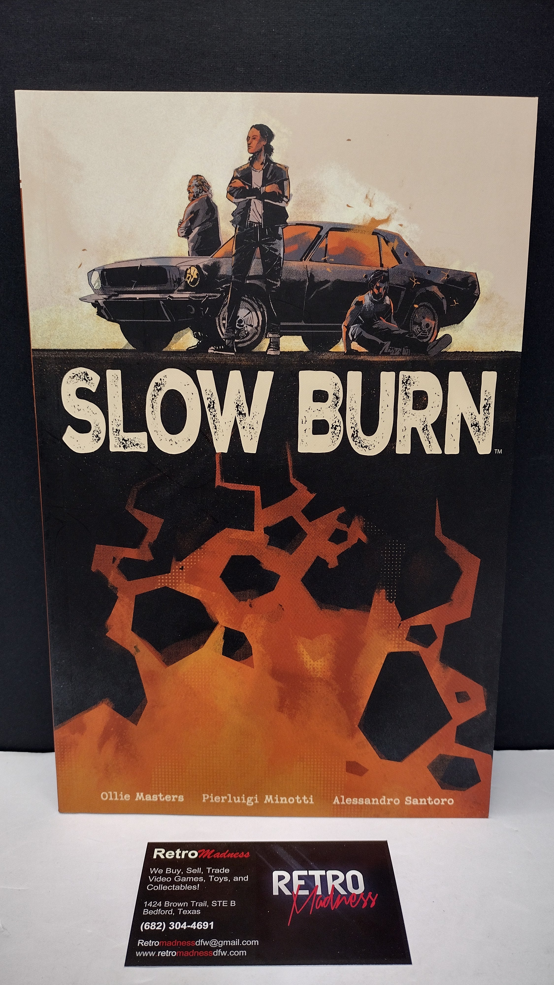 (MATURE) Slow Burn by Ollie Masters & Pierluigi Casolino – New Paperback